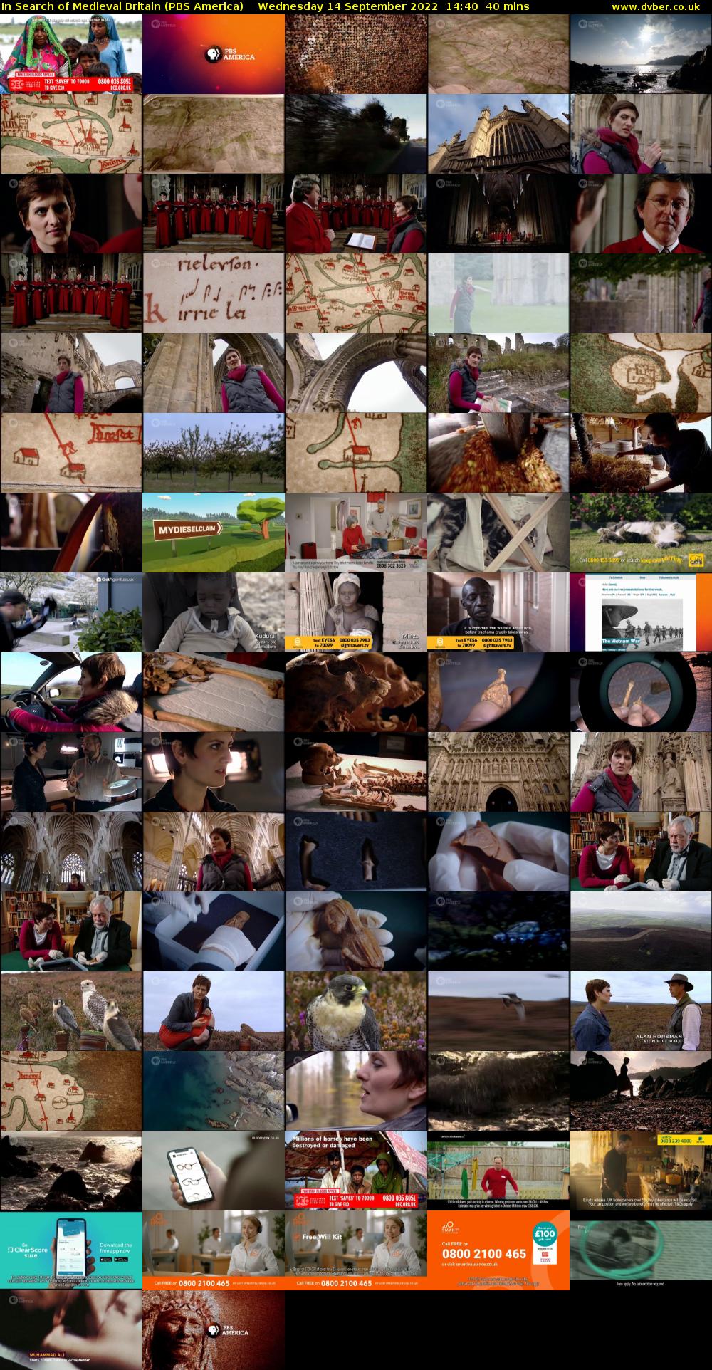 In Search of Medieval Britain (PBS America) Wednesday 14 September 2022 14:40 - 15:20