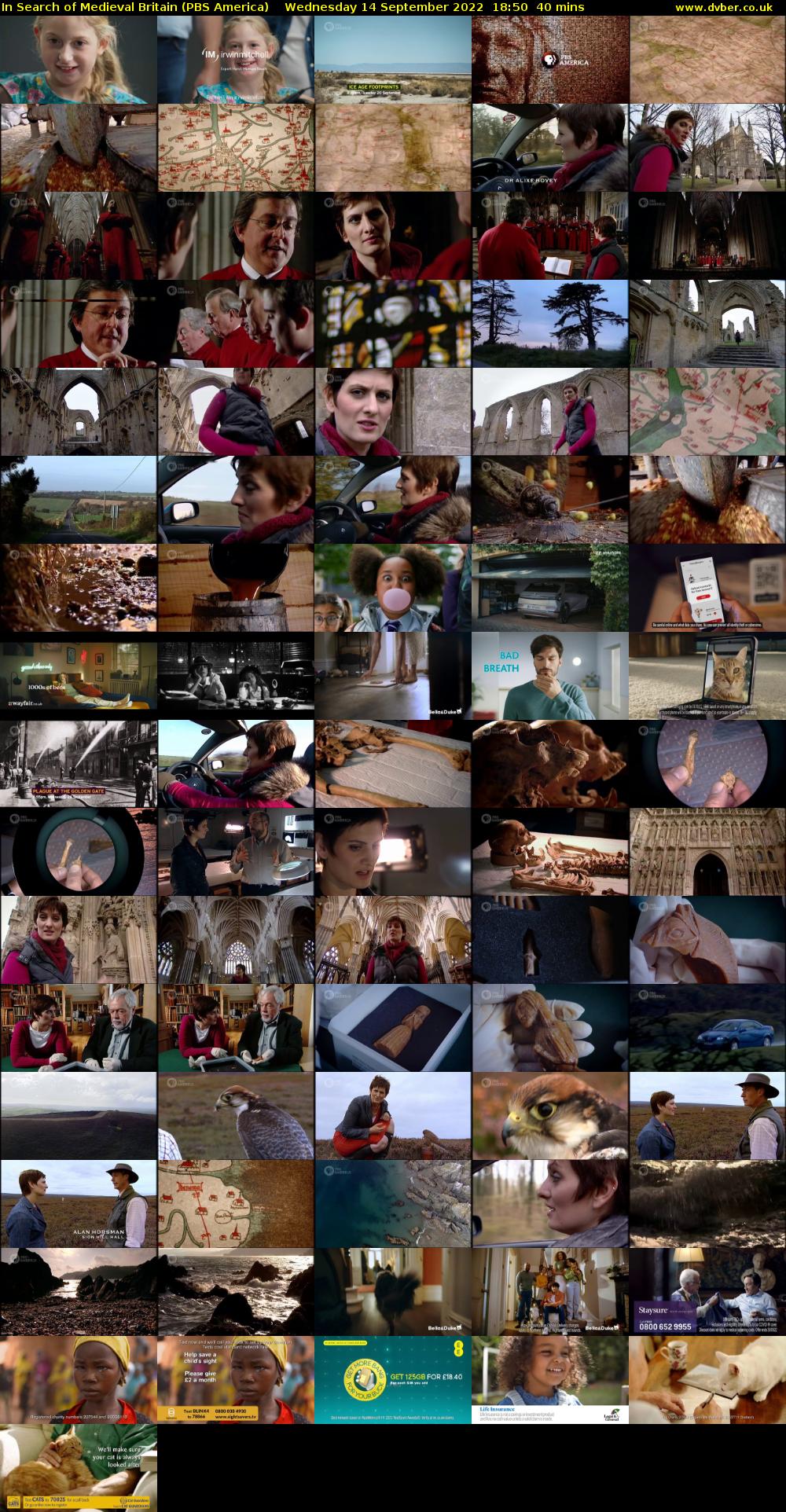 In Search of Medieval Britain (PBS America) Wednesday 14 September 2022 18:50 - 19:30