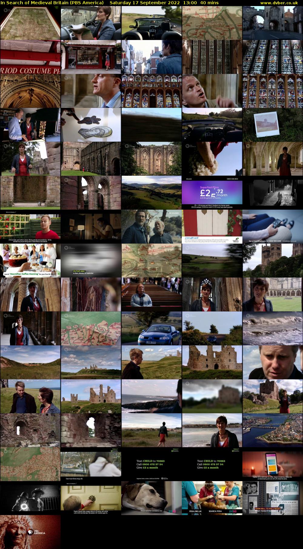 In Search of Medieval Britain (PBS America) Saturday 17 September 2022 13:00 - 13:40