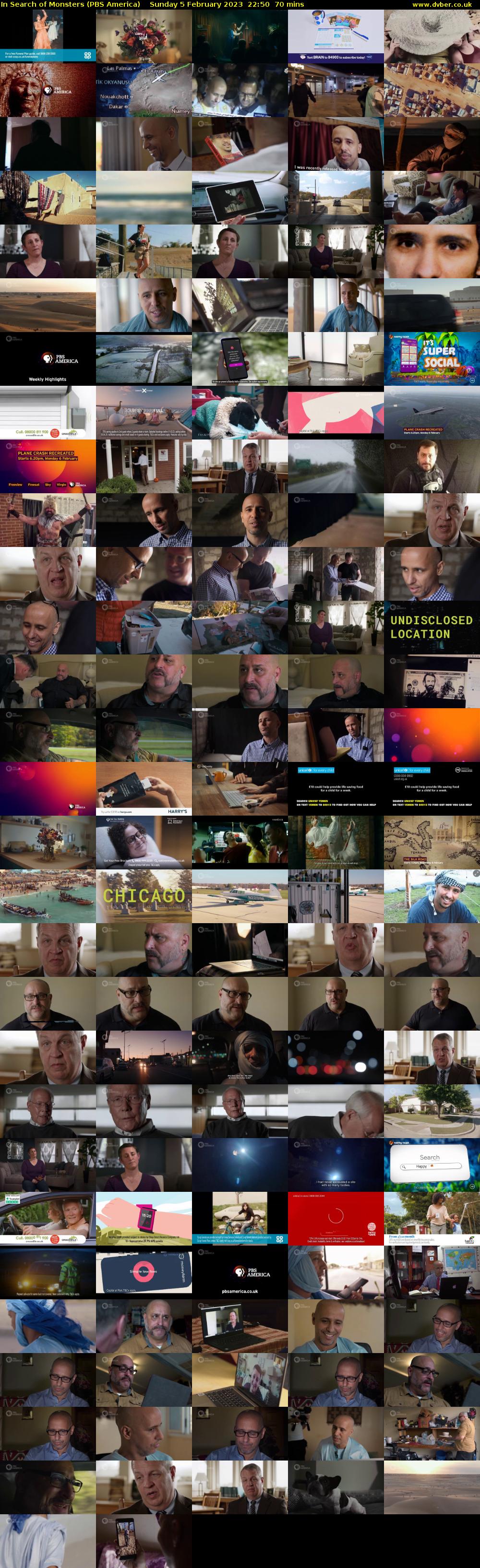 In Search of Monsters (PBS America) Sunday 5 February 2023 22:50 - 00:00
