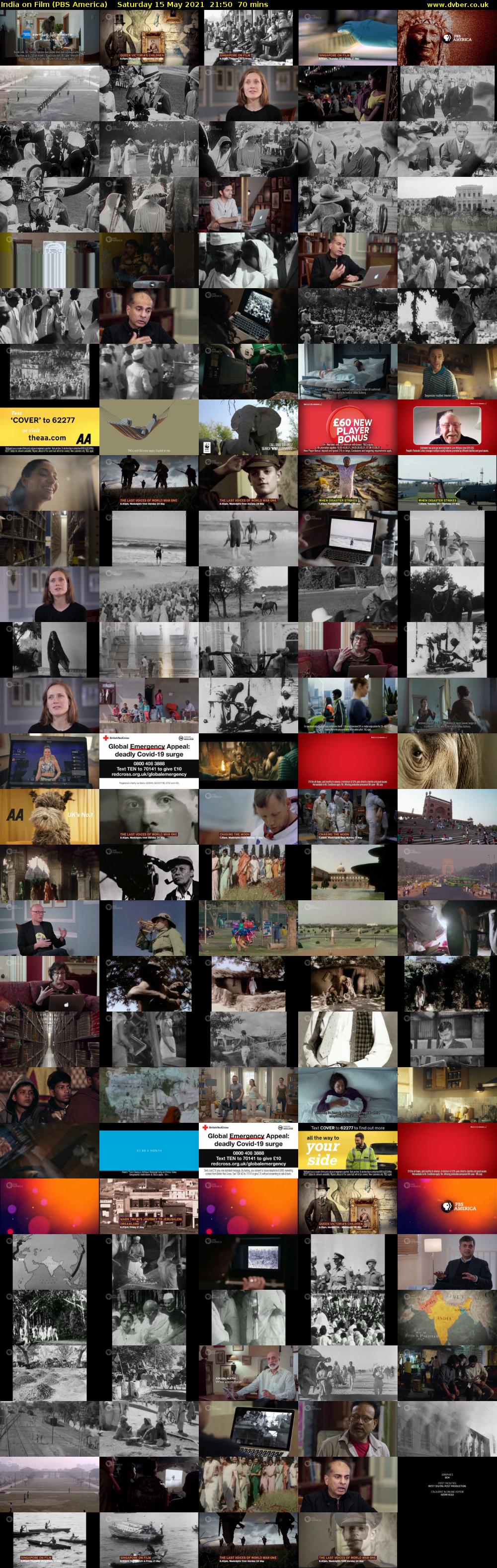 India on Film (PBS America) Saturday 15 May 2021 21:50 - 23:00