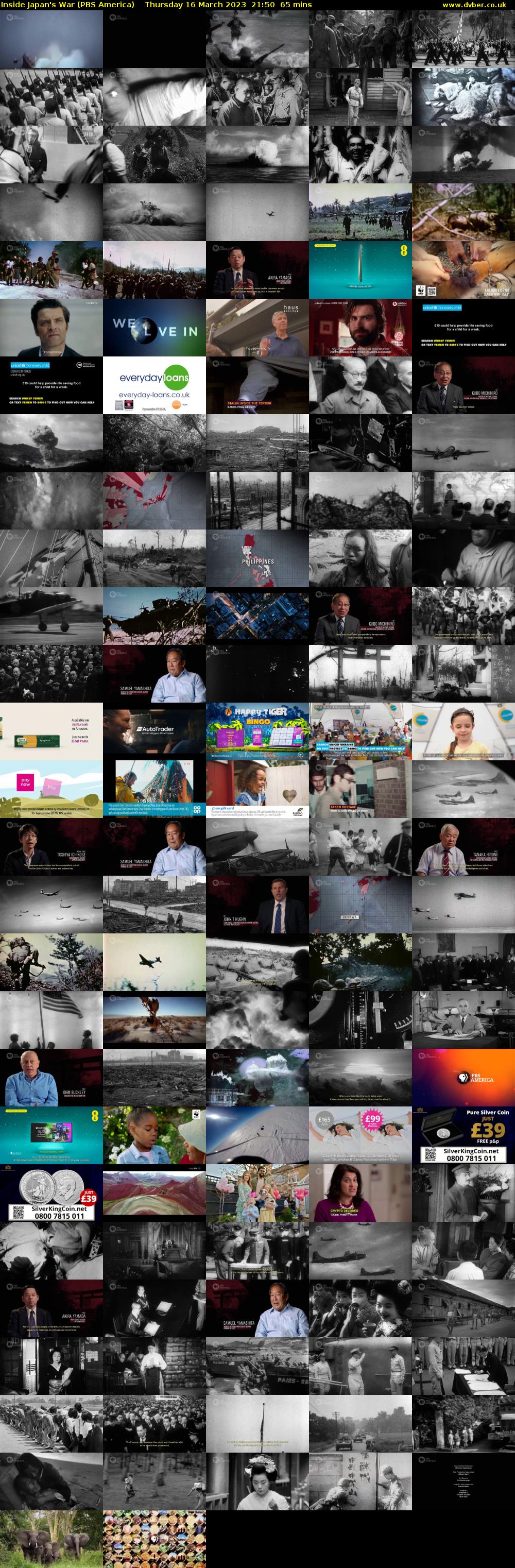 Inside Japan's War (PBS America) Thursday 16 March 2023 21:50 - 22:55