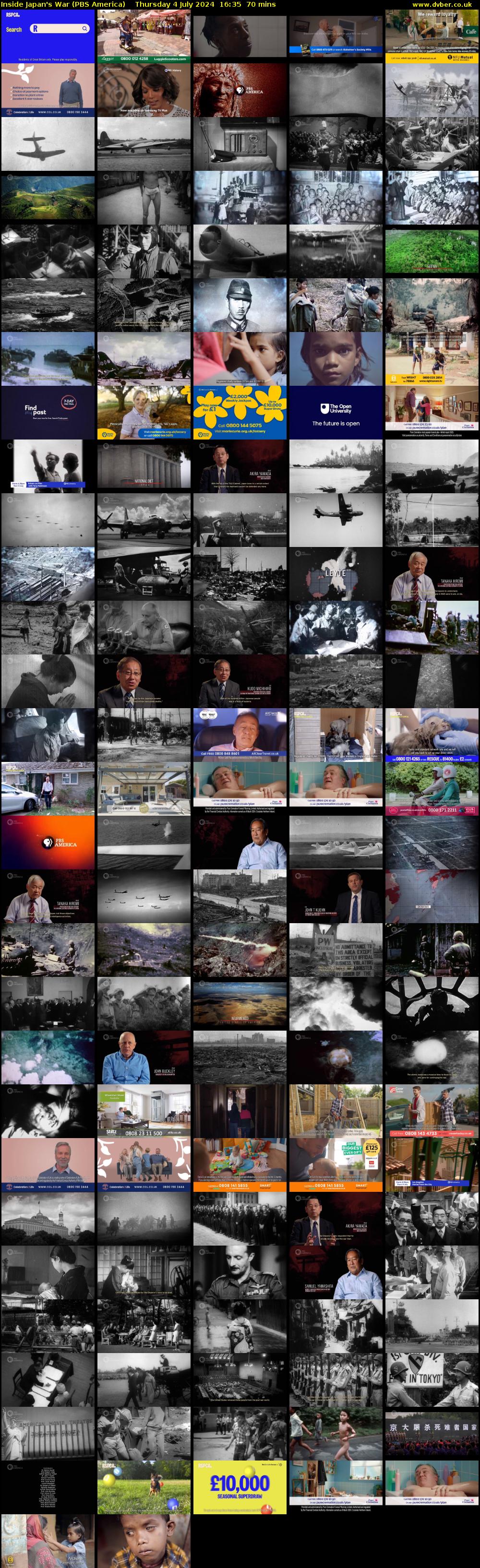 Inside Japan's War (PBS America) Thursday 4 July 2024 16:35 - 17:45