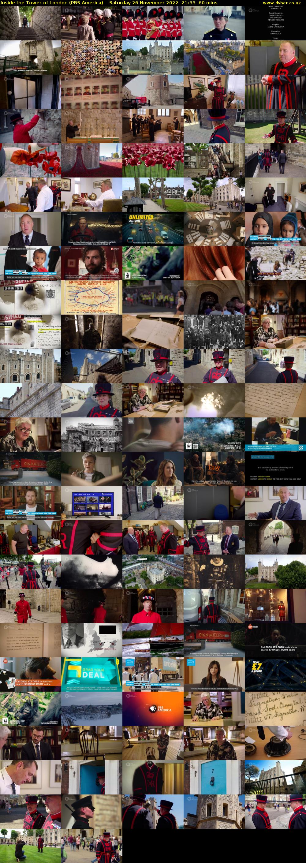 Inside the Tower of London (PBS America) Saturday 26 November 2022 21:55 - 22:55