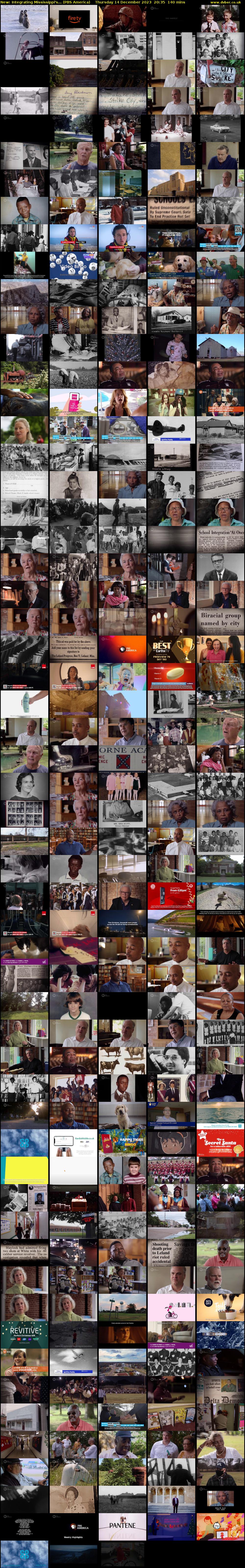 Integrating Mississippi's... (PBS America) Thursday 14 December 2023 20:35 - 22:55