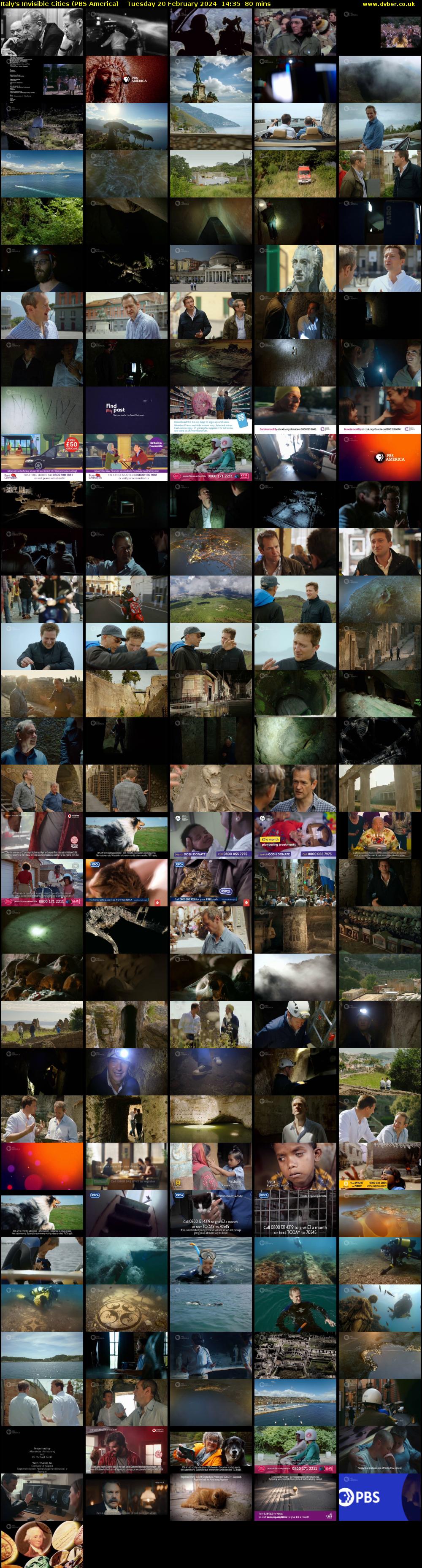 Italy's Invisible Cities (PBS America) Tuesday 20 February 2024 14:35 - 15:55
