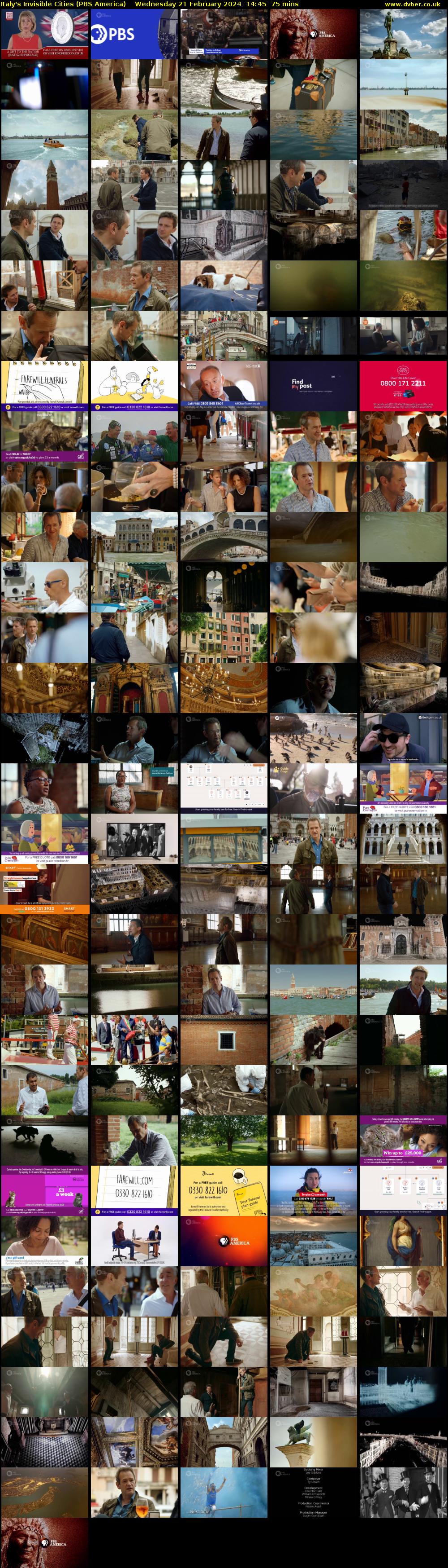 Italy's Invisible Cities (PBS America) Wednesday 21 February 2024 14:45 - 16:00