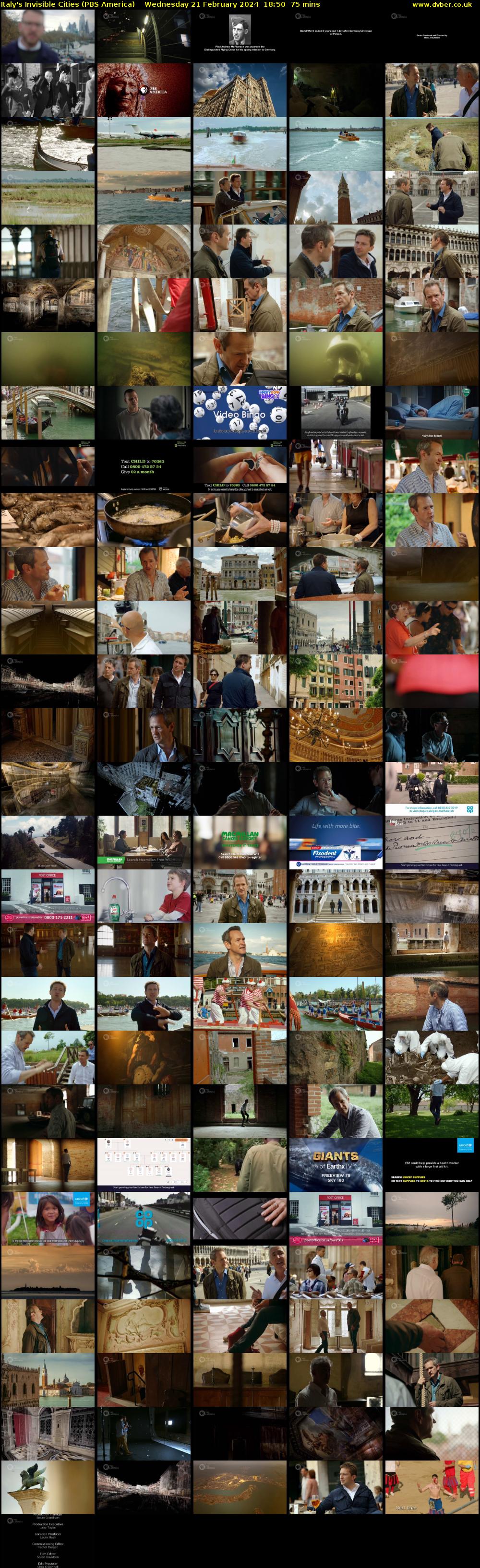 Italy's Invisible Cities (PBS America) Wednesday 21 February 2024 18:50 - 20:05