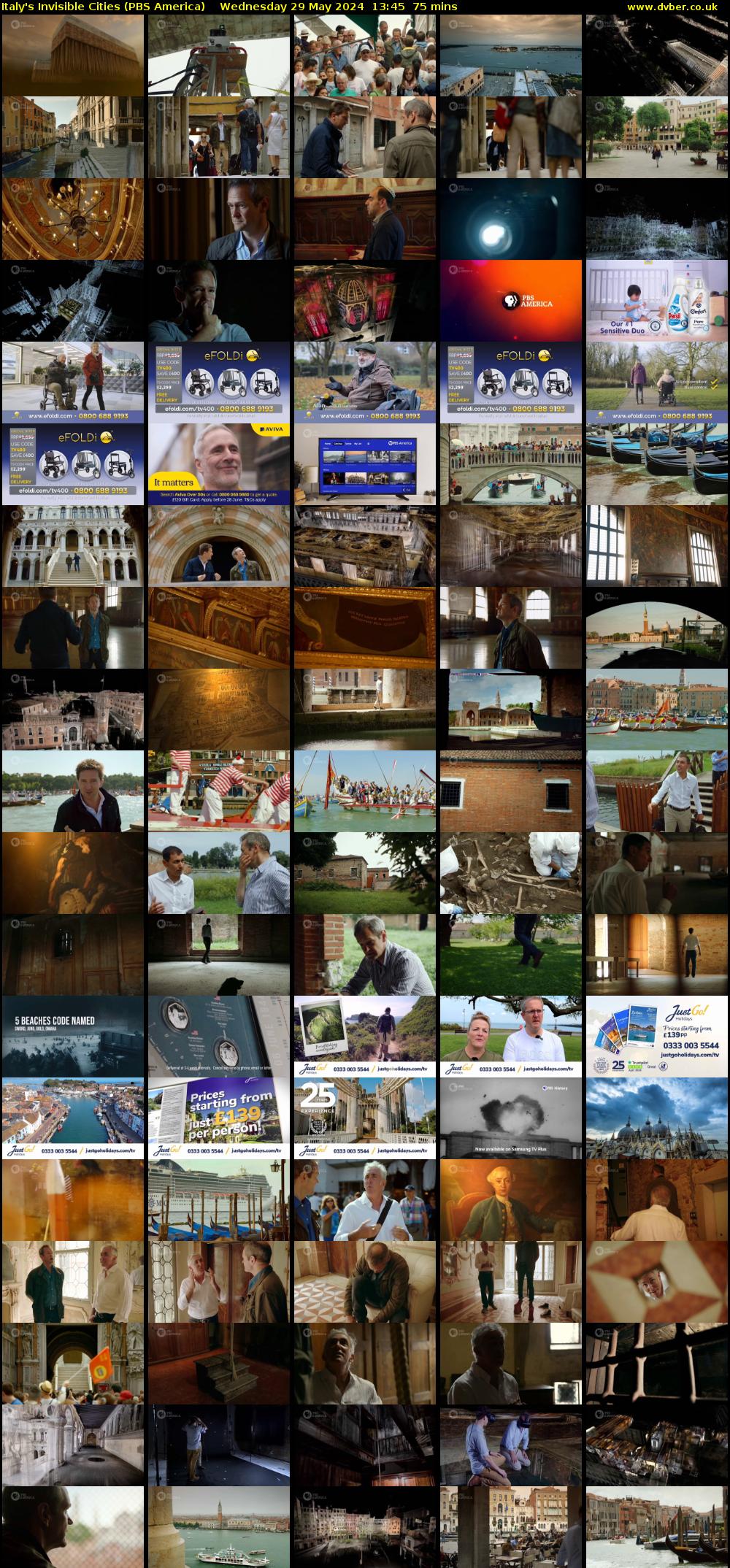 Italy's Invisible Cities (PBS America) Wednesday 29 May 2024 13:45 - 15:00