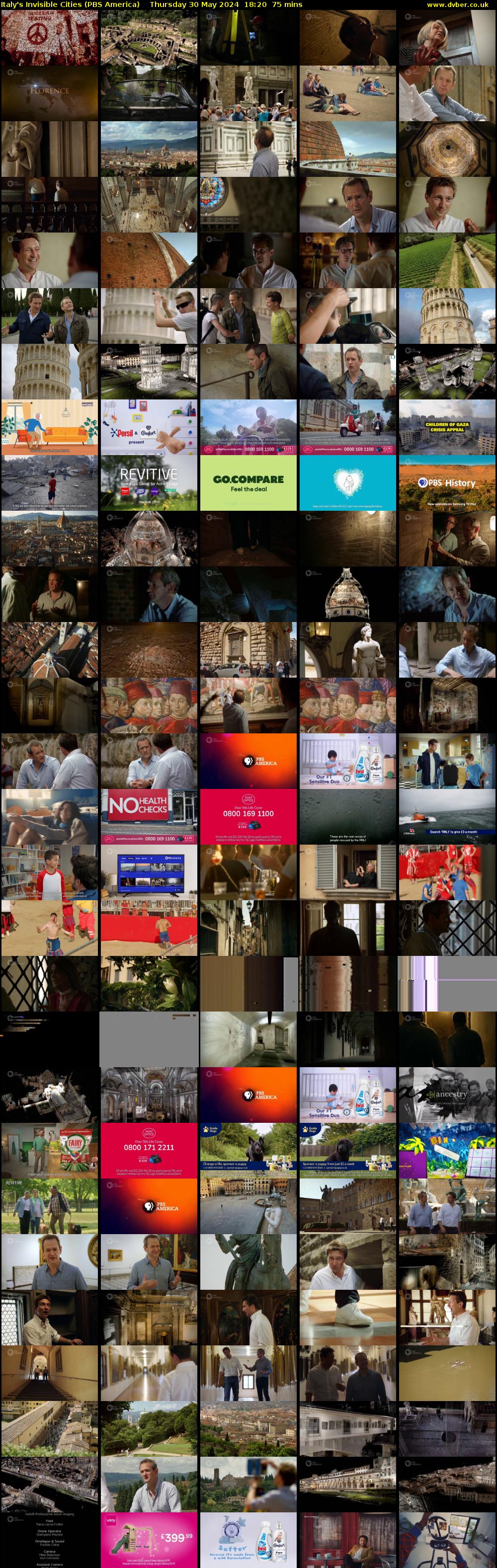Italy's Invisible Cities (PBS America) Thursday 30 May 2024 18:20 - 19:35