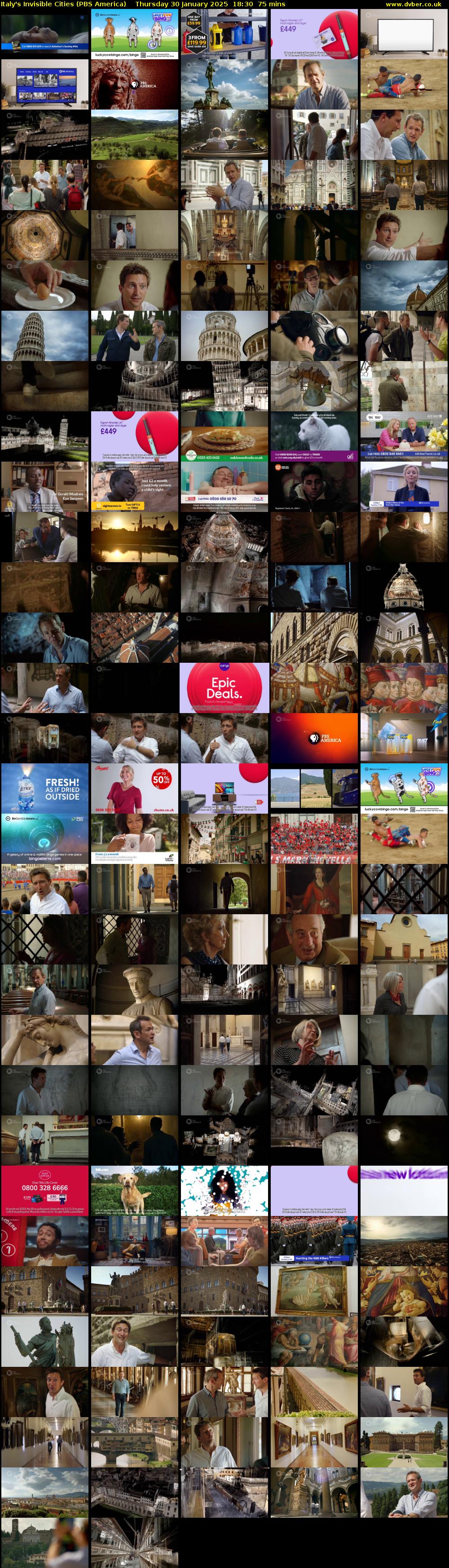 Italy's Invisible Cities (PBS America) Thursday 30 January 2025 18:30 - 19:45