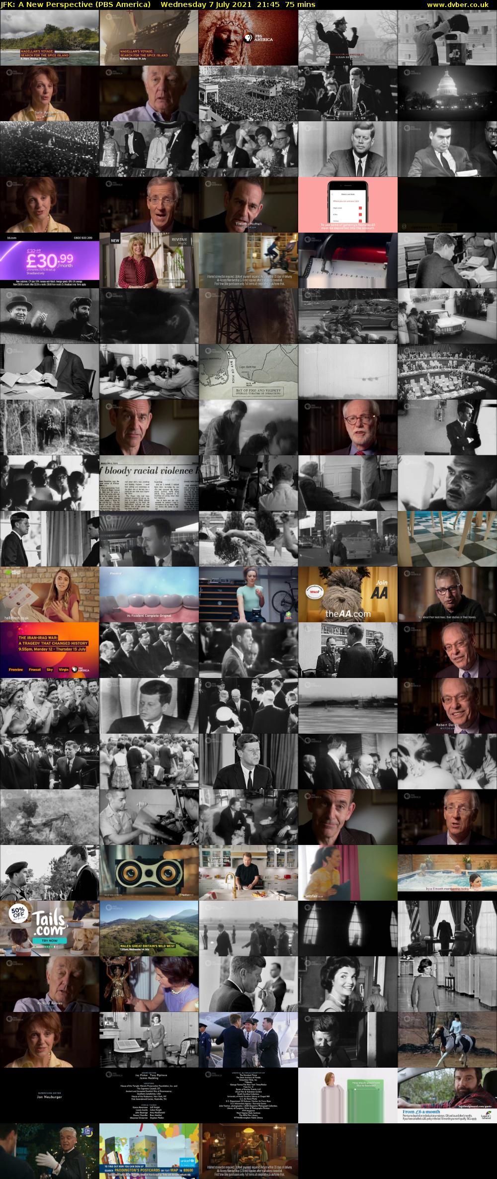 JFK: A New Perspective (PBS America) Wednesday 7 July 2021 21:45 - 23:00