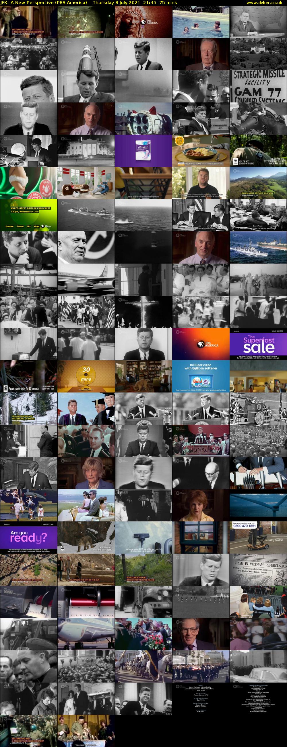 JFK: A New Perspective (PBS America) Thursday 8 July 2021 21:45 - 23:00