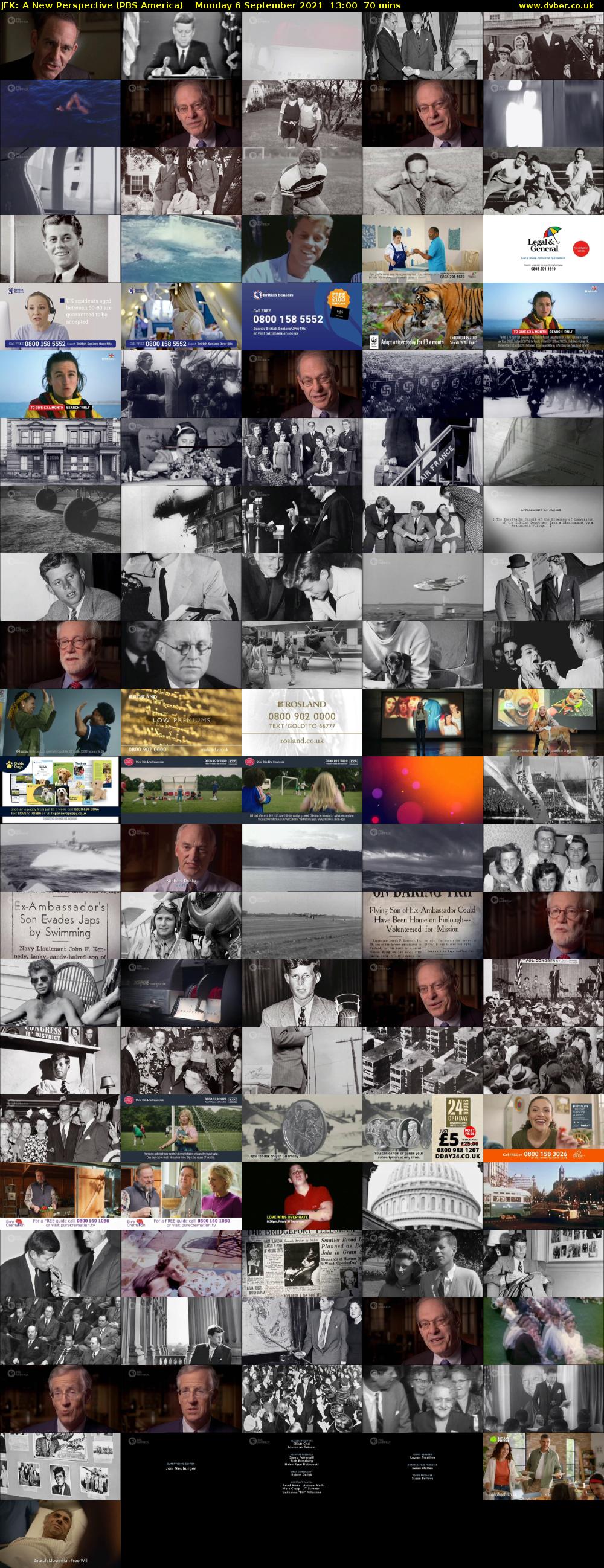 JFK: A New Perspective (PBS America) Monday 6 September 2021 13:00 - 14:10