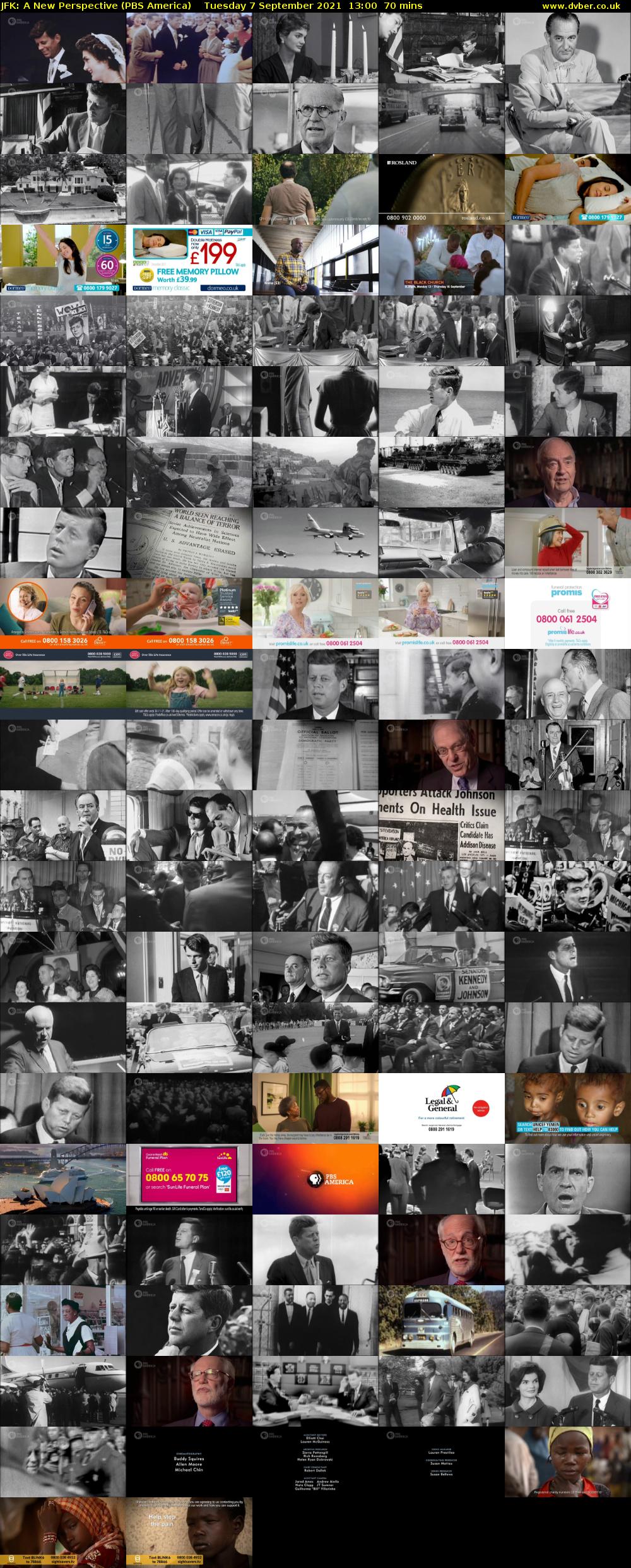 JFK: A New Perspective (PBS America) Tuesday 7 September 2021 13:00 - 14:10