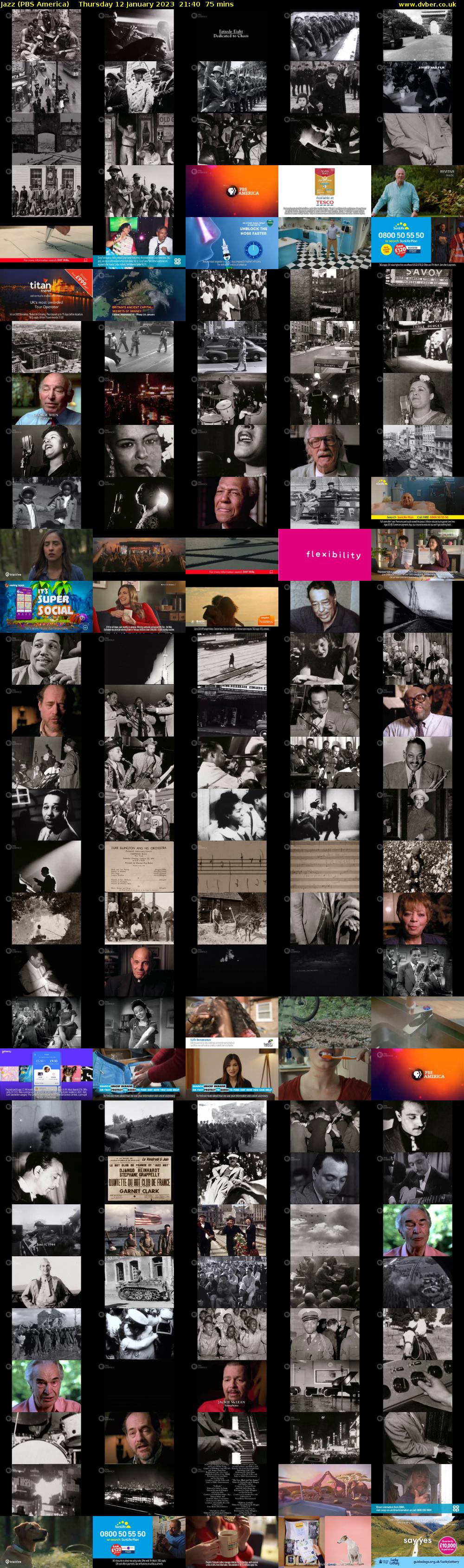 Jazz (PBS America) Thursday 12 January 2023 21:40 - 22:55