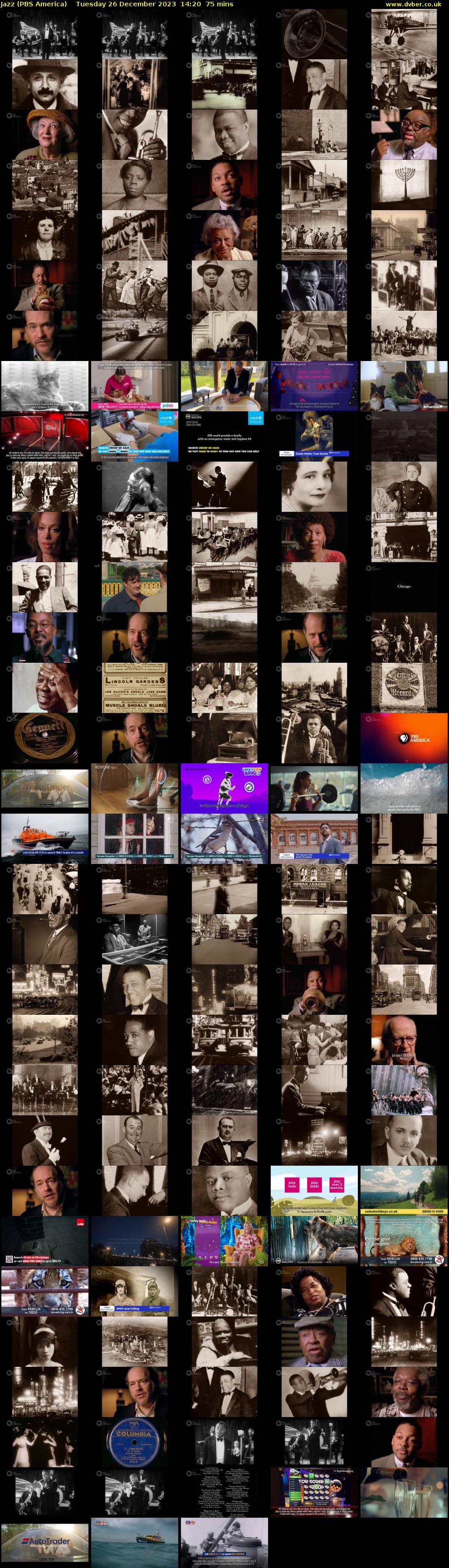 Jazz (PBS America) Tuesday 26 December 2023 14:20 - 15:35