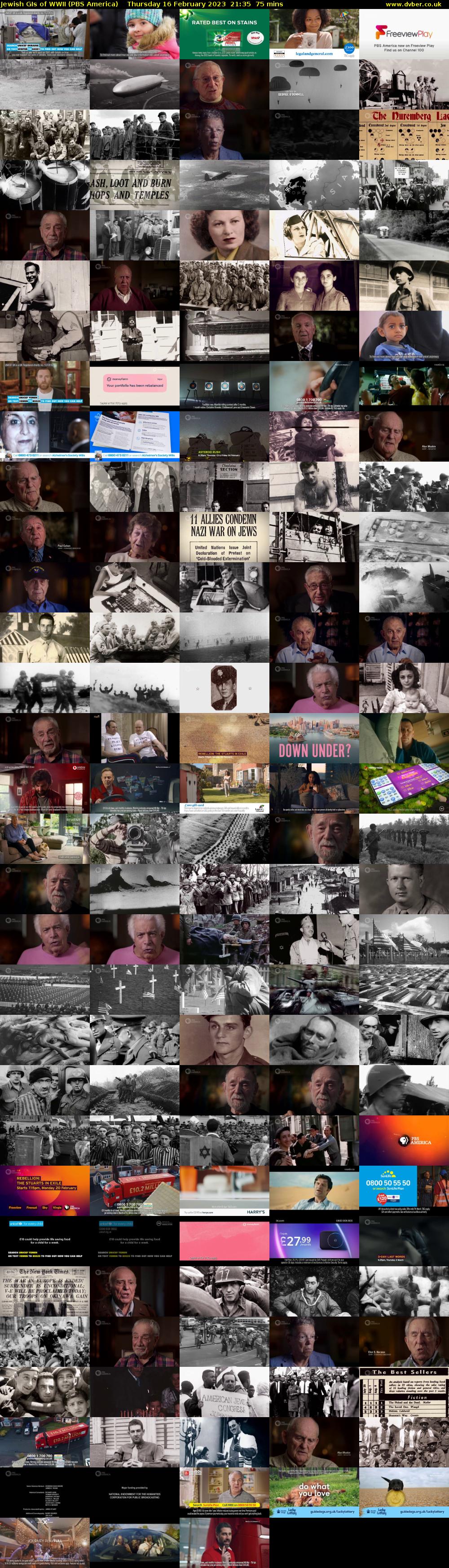 Jewish GIs of WWII (PBS America) Thursday 16 February 2023 21:35 - 22:50