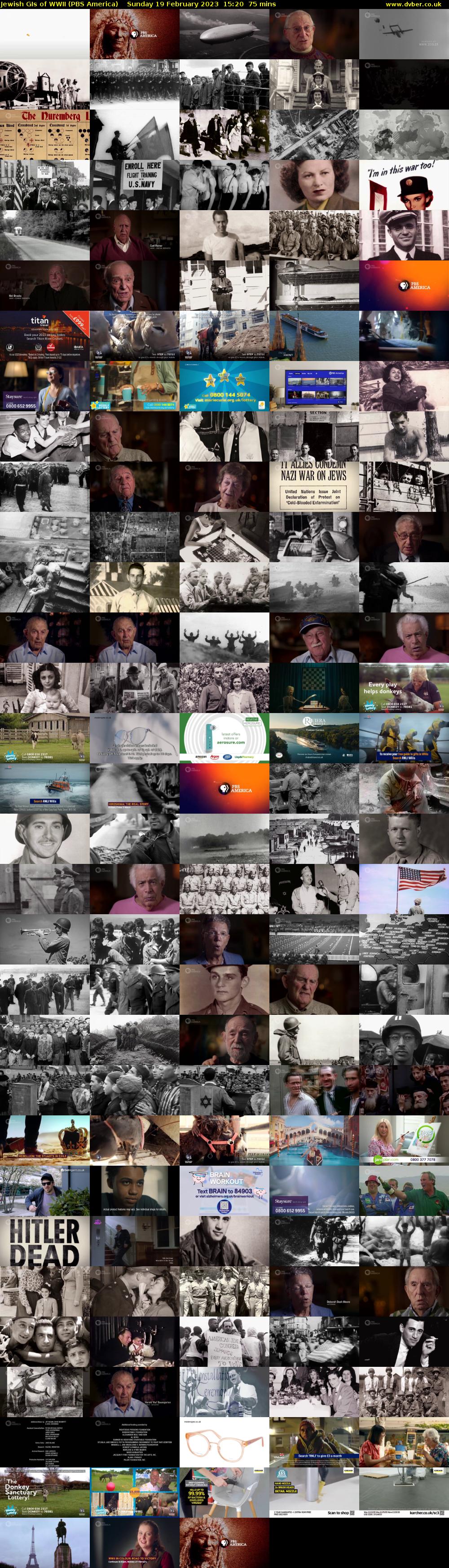 Jewish GIs of WWII (PBS America) Sunday 19 February 2023 15:20 - 16:35