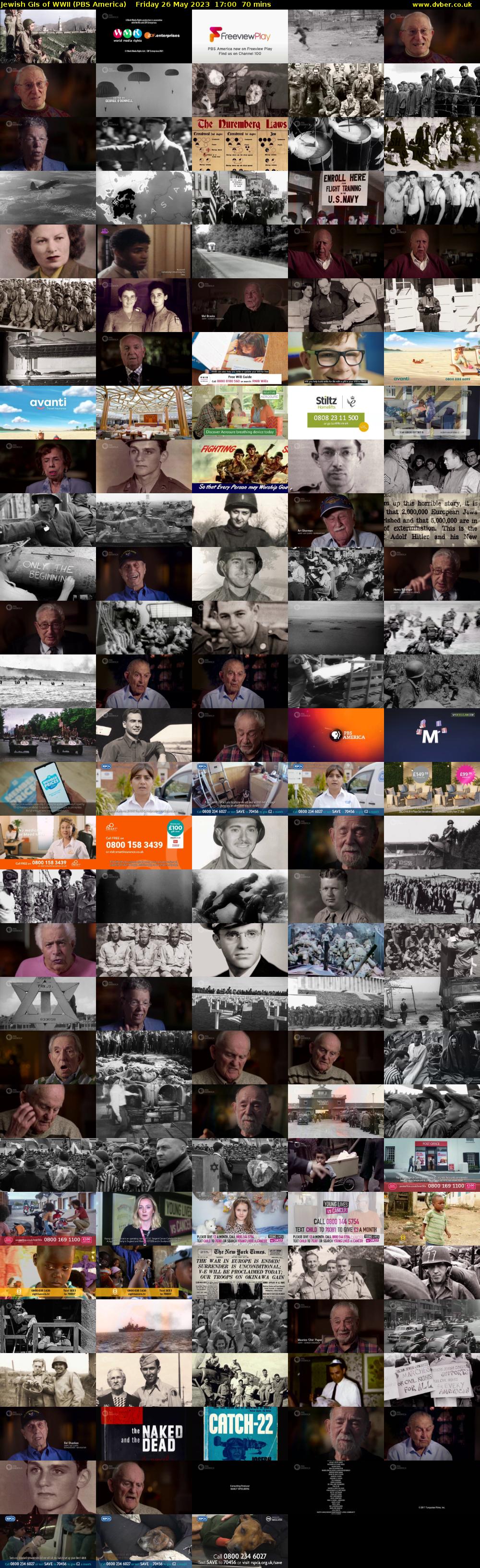 Jewish GIs of WWII (PBS America) Friday 26 May 2023 17:00 - 18:10