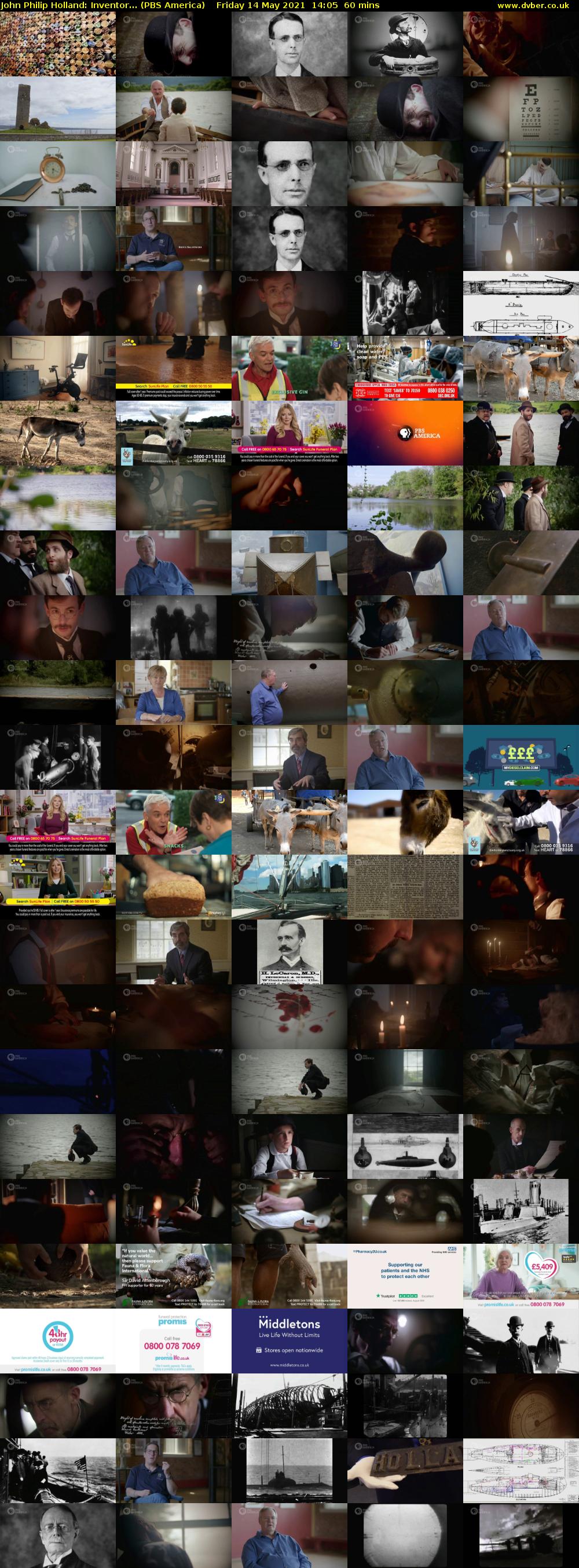 John Philip Holland: Inventor... (PBS America) Friday 14 May 2021 14:05 - 15:05