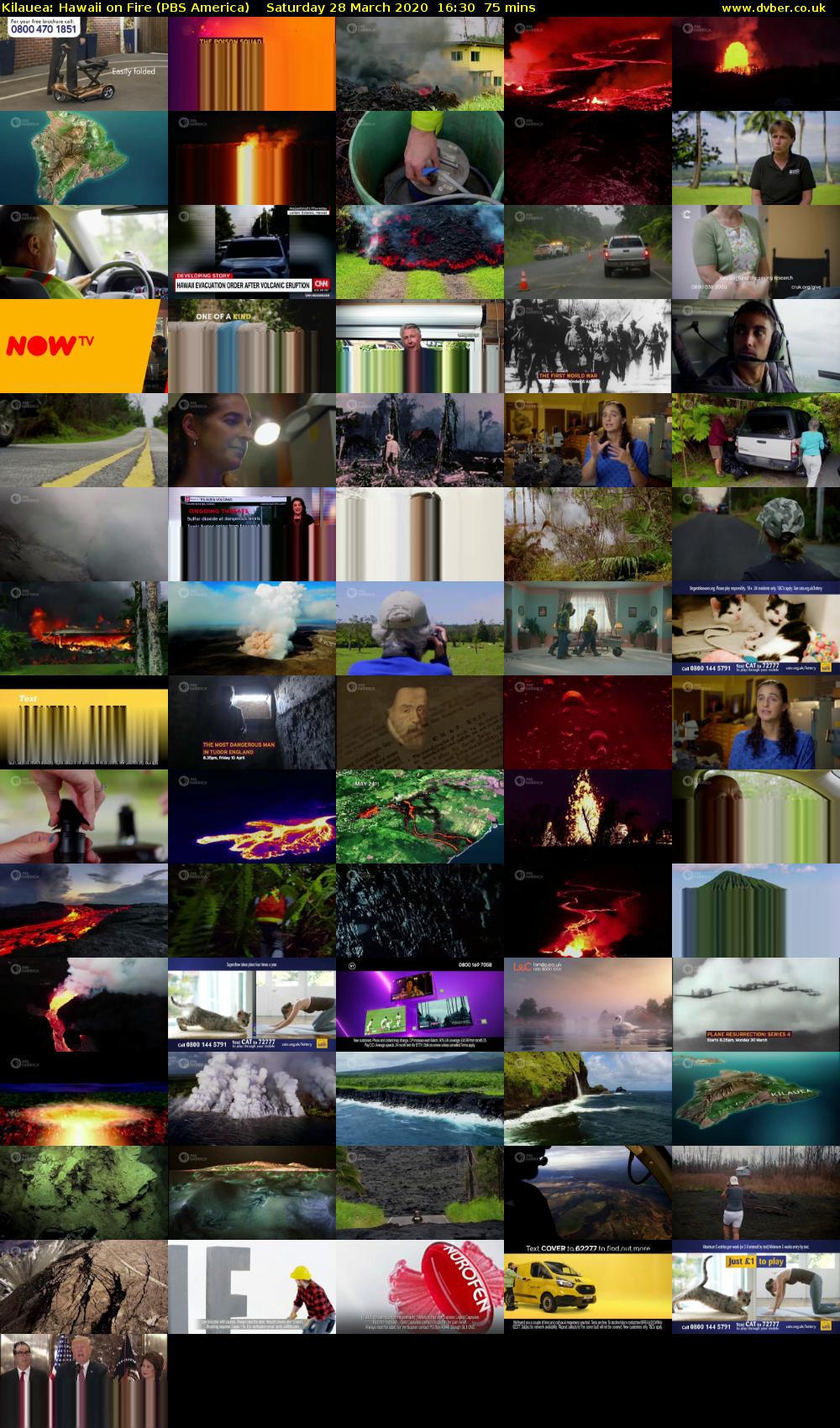 Kilauea: Hawaii on Fire (PBS America) Saturday 28 March 2020 16:30 - 17:45