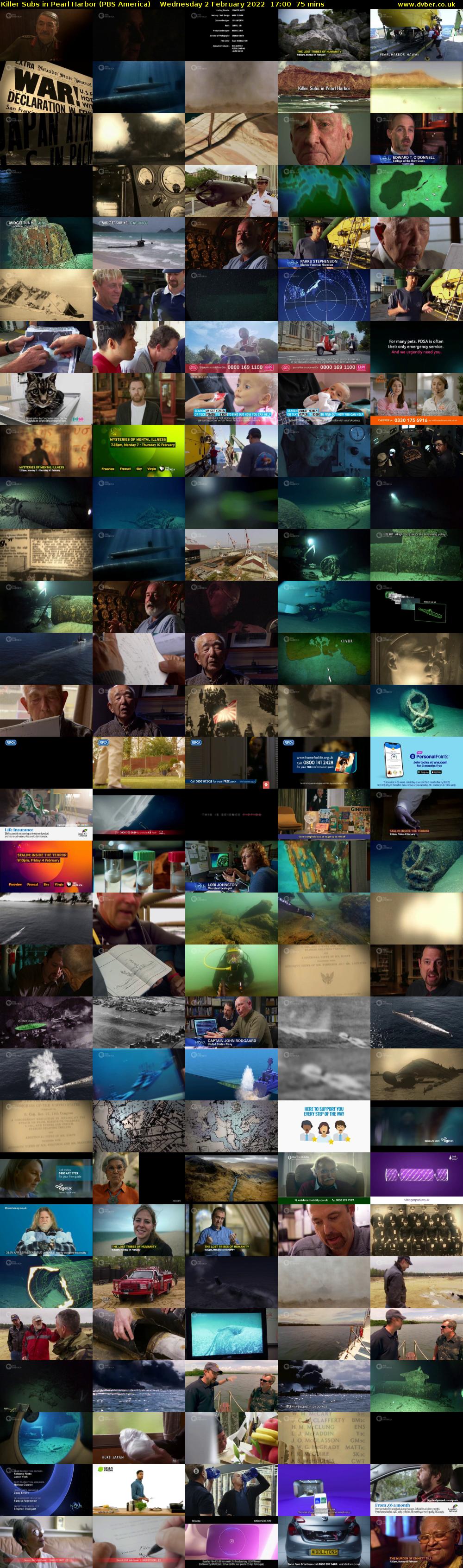 Killer Subs in Pearl Harbor (PBS America) Wednesday 2 February 2022 17:00 - 18:15