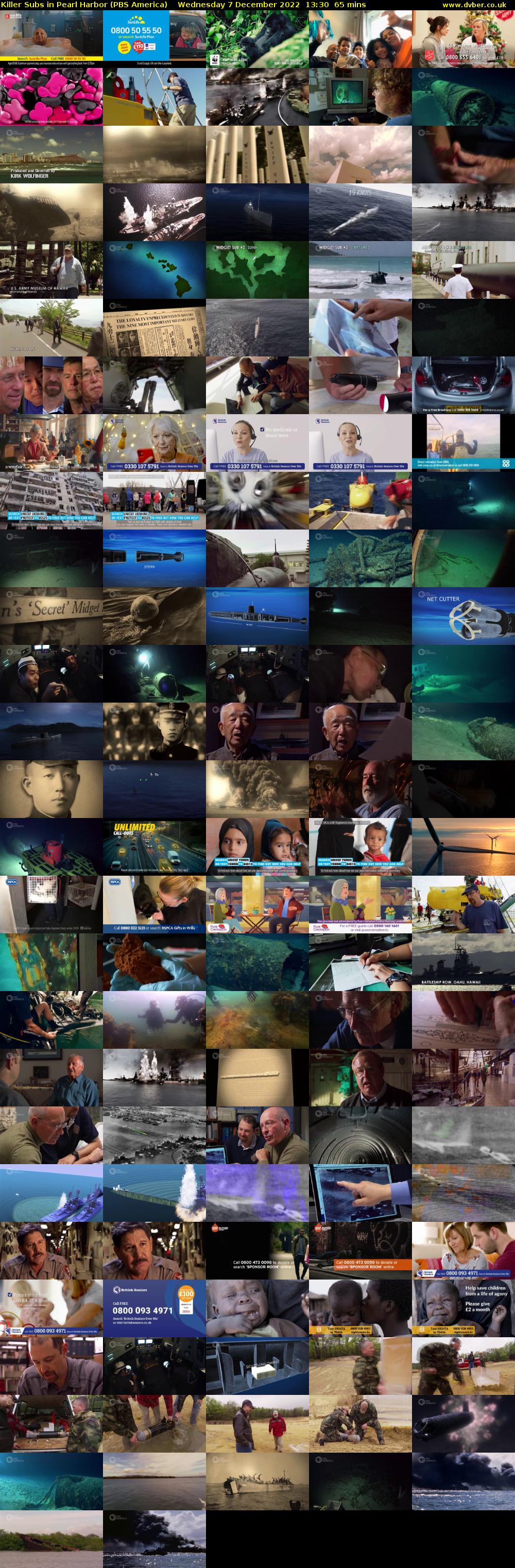 Killer Subs in Pearl Harbor (PBS America) Wednesday 7 December 2022 13:30 - 14:35