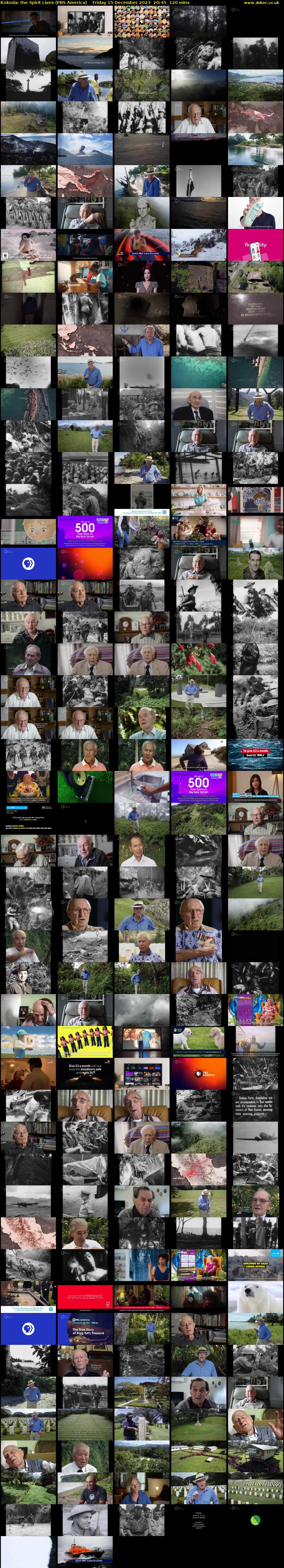 Kokoda: the Spirit Lives (PBS America) Friday 15 December 2023 20:45 - 22:45