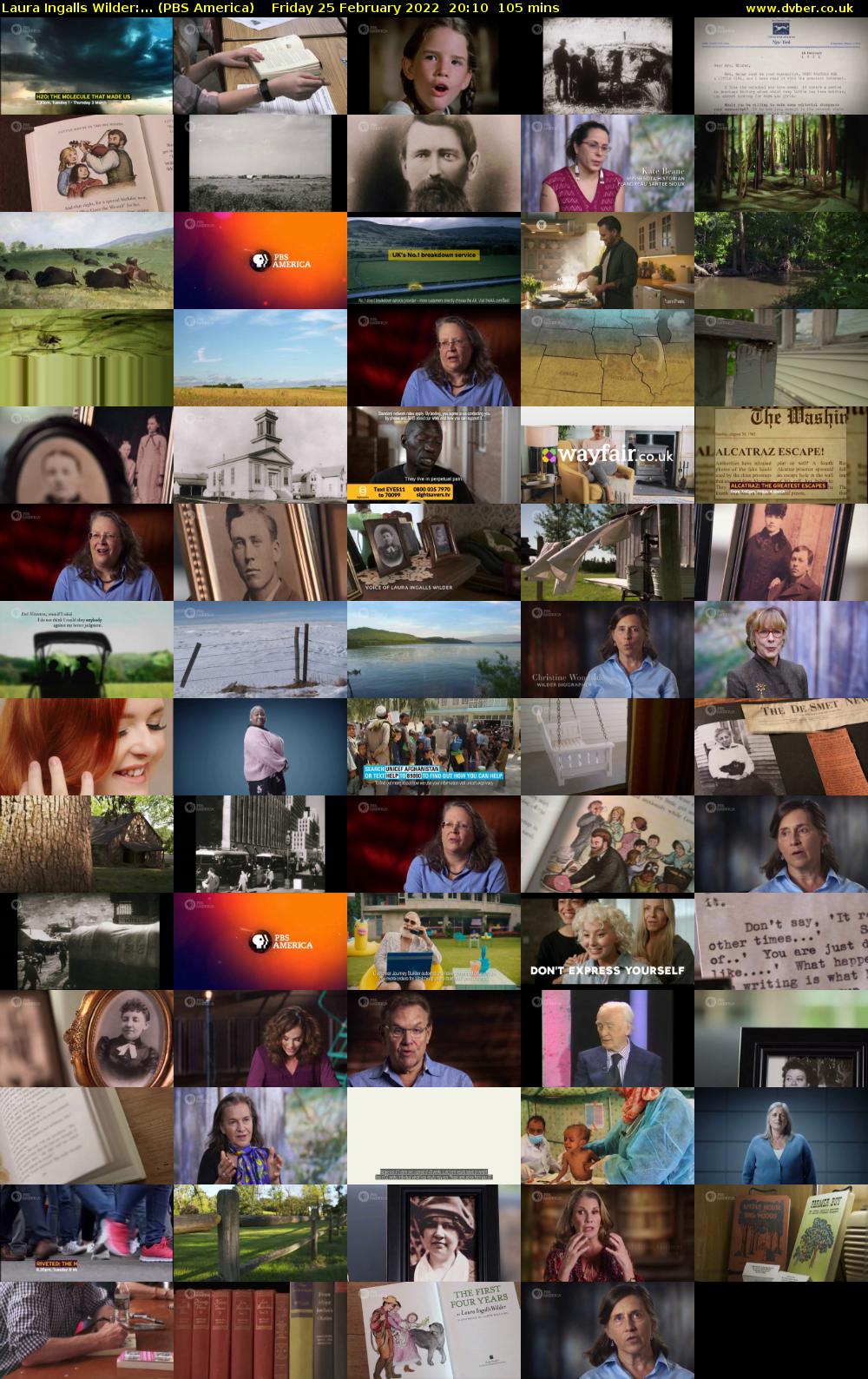 Laura Ingalls Wilder:... (PBS America) Friday 25 February 2022 20:10 - 21:55