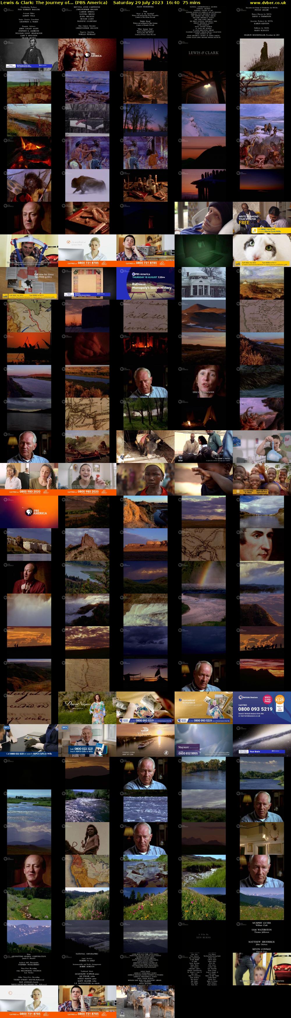 Lewis & Clark: The Journey of... (PBS America) Saturday 29 July 2023 16:40 - 17:55