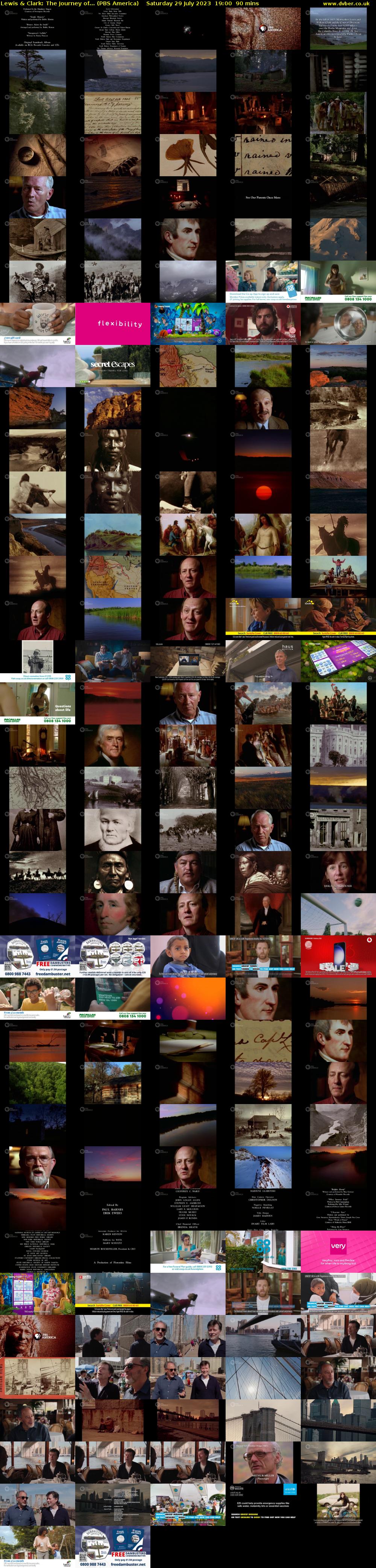 Lewis & Clark: The Journey of... (PBS America) Saturday 29 July 2023 19:00 - 20:30