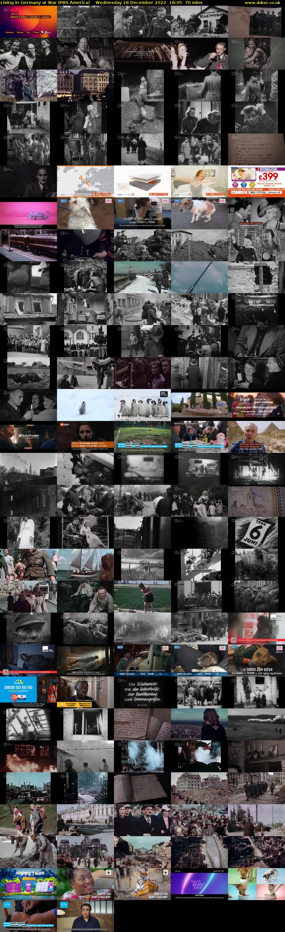 Living in Germany at War (PBS America) Wednesday 28 December 2022 18:05 - 19:15