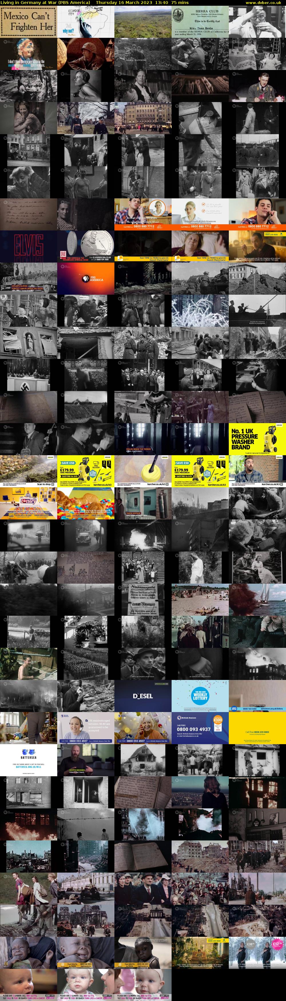 Living in Germany at War (PBS America) Thursday 16 March 2023 13:40 - 14:55
