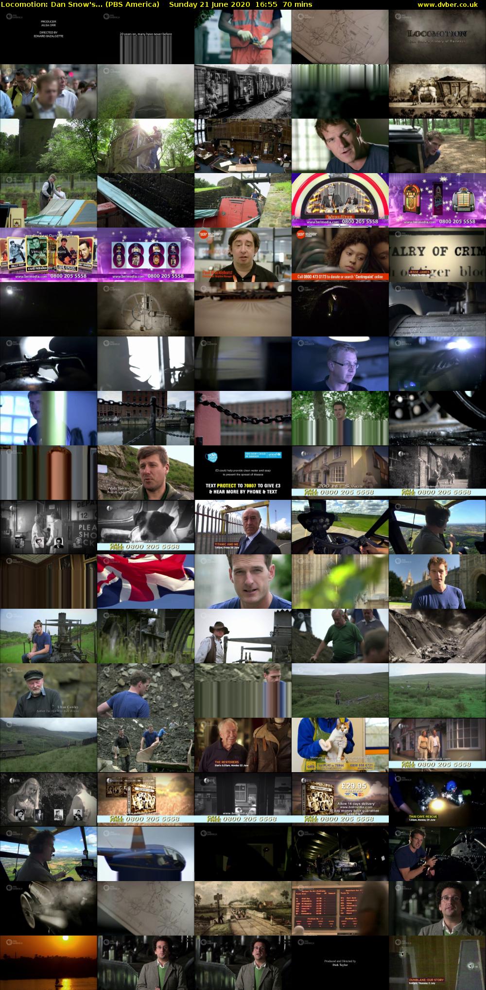 Locomotion: Dan Snow's... (PBS America) Sunday 21 June 2020 16:55 - 18:05