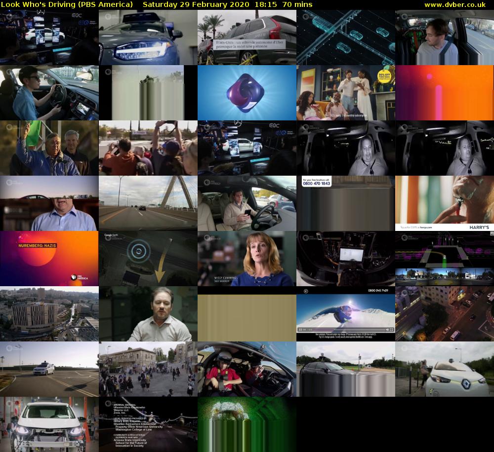 Look Who's Driving (PBS America) Saturday 29 February 2020 18:15 - 19:25