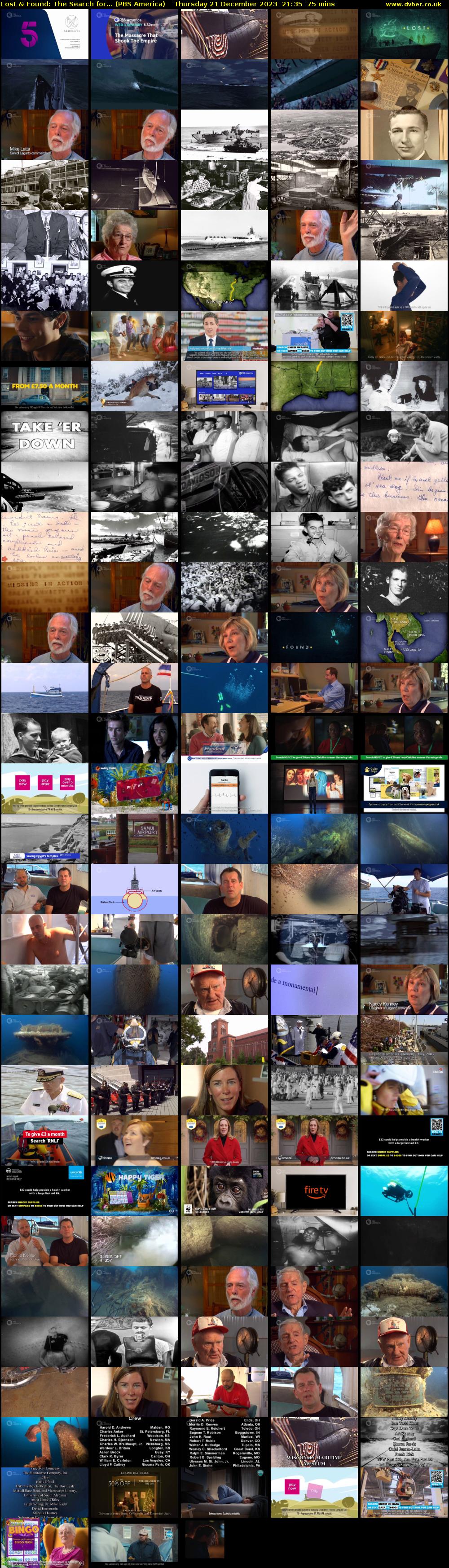 Lost & Found: The Search for... (PBS America) Thursday 21 December 2023 21:35 - 22:50