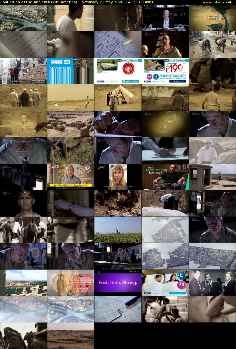 Lost Cities of the Ancients (PBS America) Saturday 23 May 2020 14:15 - 15:20