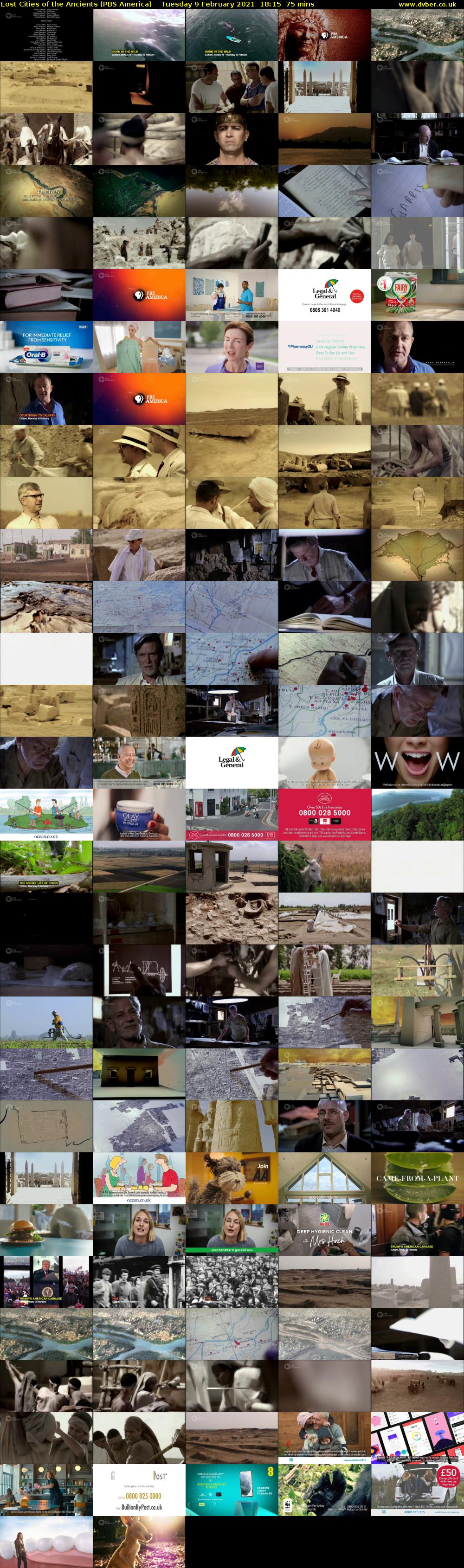 Lost Cities of the Ancients (PBS America) Tuesday 9 February 2021 18:15 - 19:30