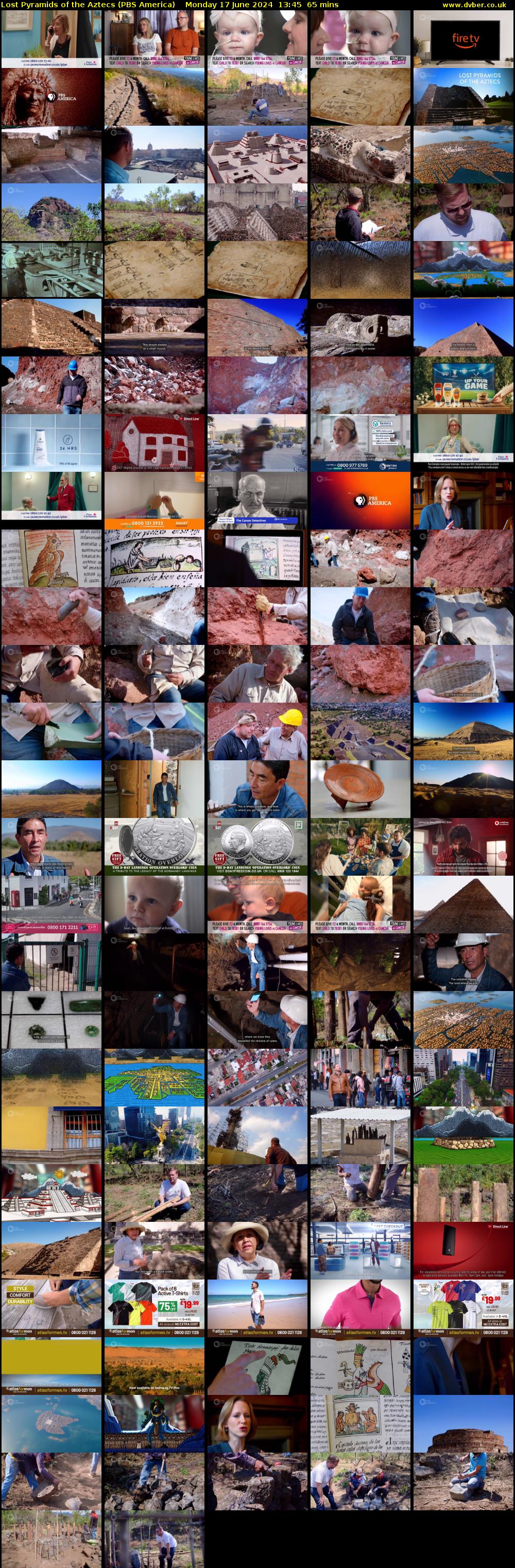 Lost Pyramids of the Aztecs (PBS America) Monday 17 June 2024 13:45 - 14:50