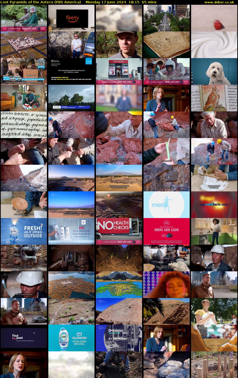Lost Pyramids of the Aztecs (PBS America) Monday 17 June 2024 18:15 - 19:20