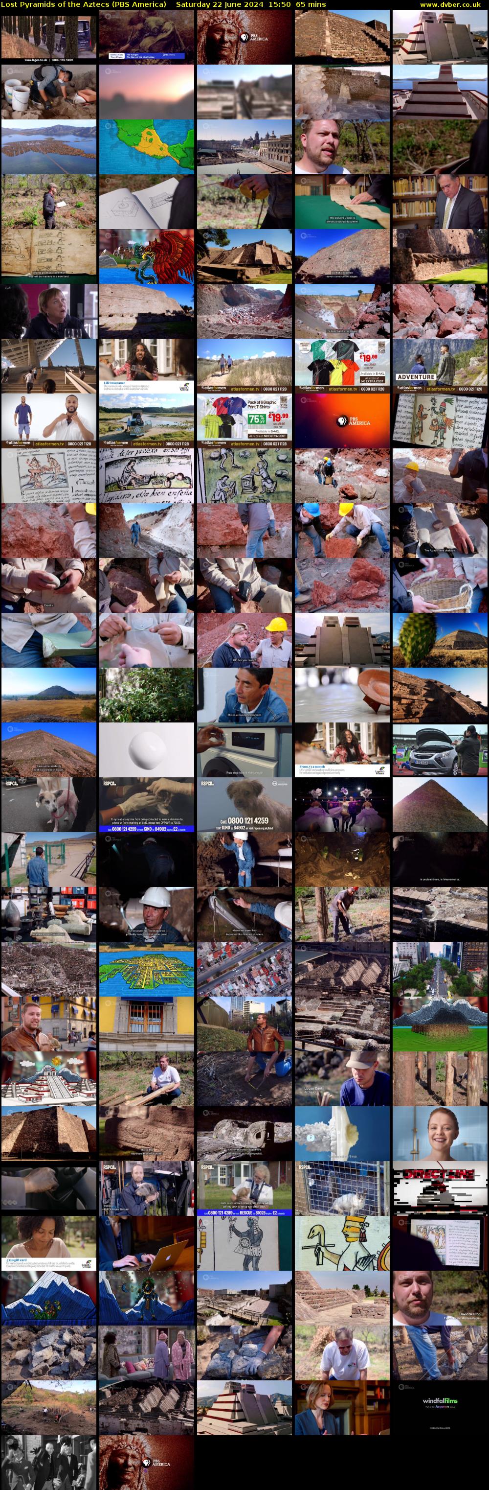 Lost Pyramids of the Aztecs (PBS America) Saturday 22 June 2024 15:50 - 16:55