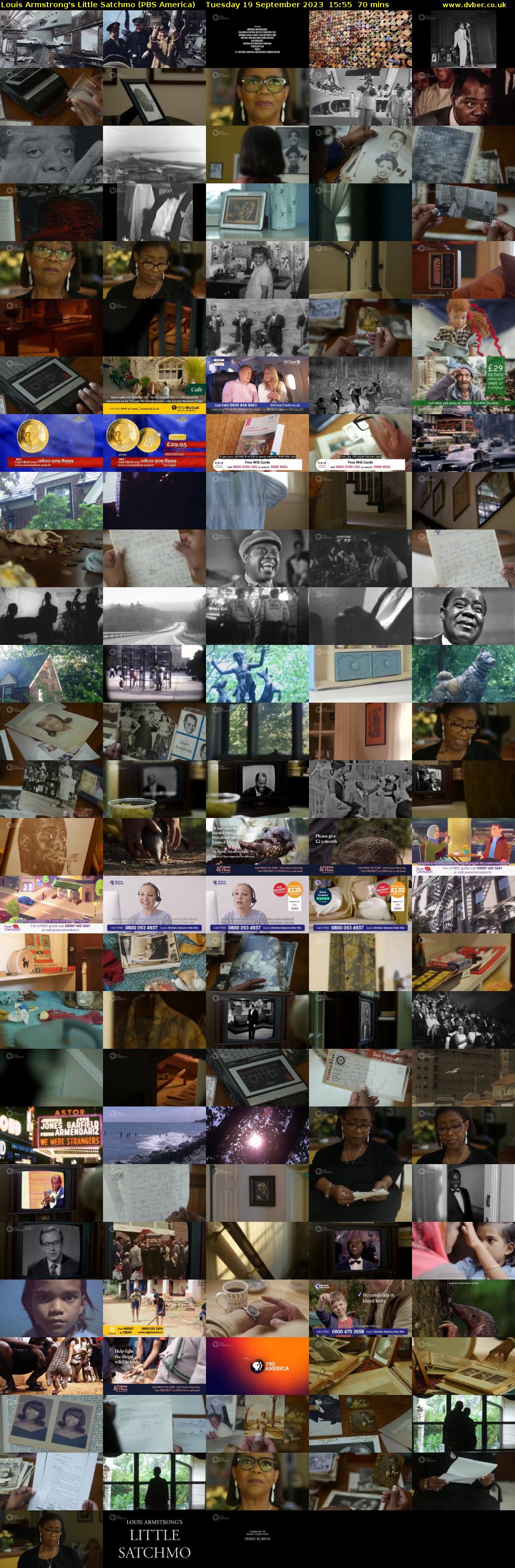 Louis Armstrong's Little Satchmo (PBS America) Tuesday 19 September 2023 15:55 - 17:05