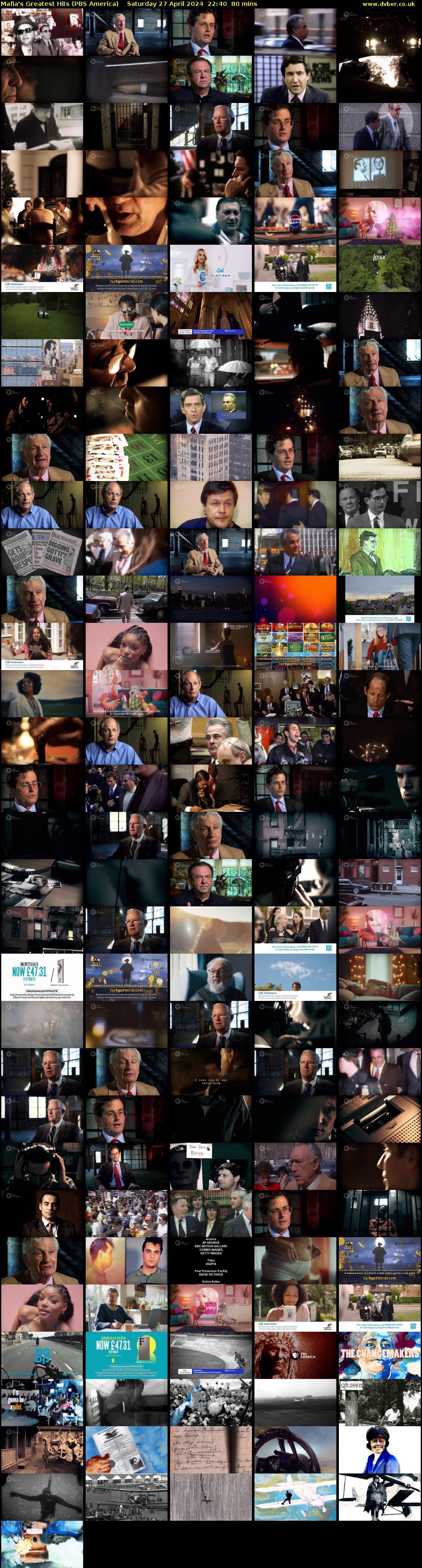 Mafia's Greatest Hits (PBS America) Saturday 27 April 2024 22:40 - 00:00
