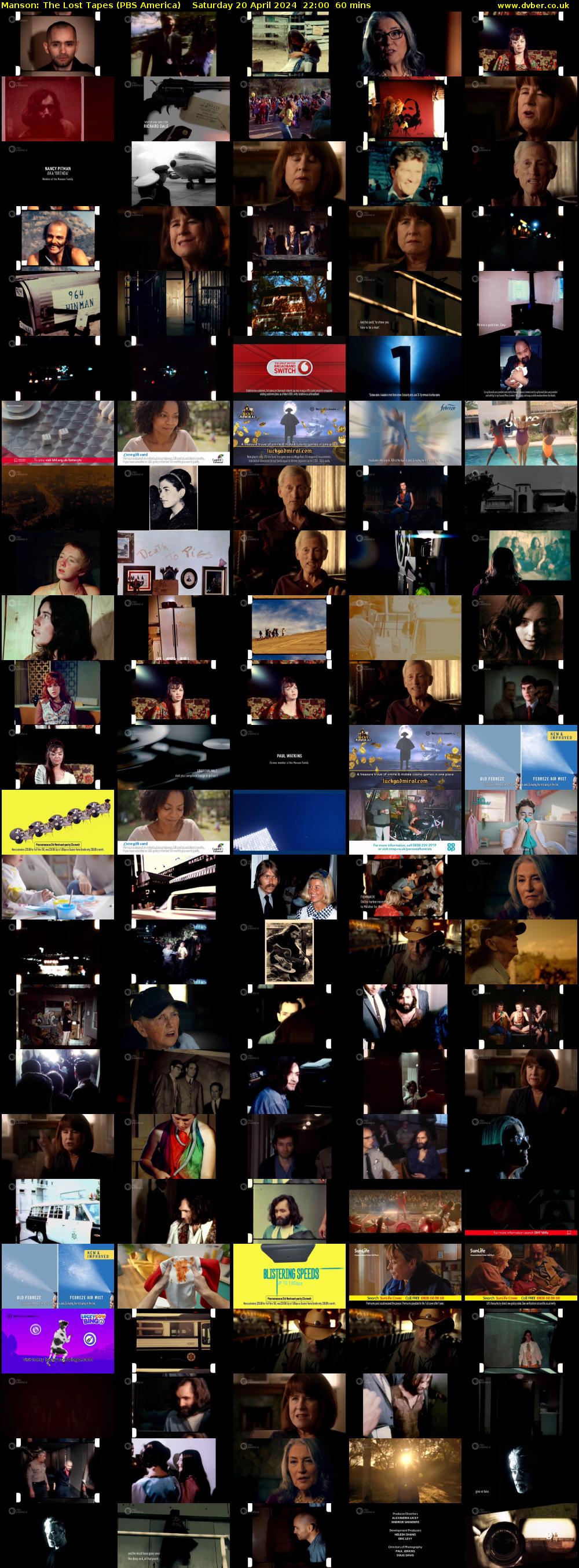 Manson: The Lost Tapes (PBS America) Saturday 20 April 2024 22:00 - 23:00