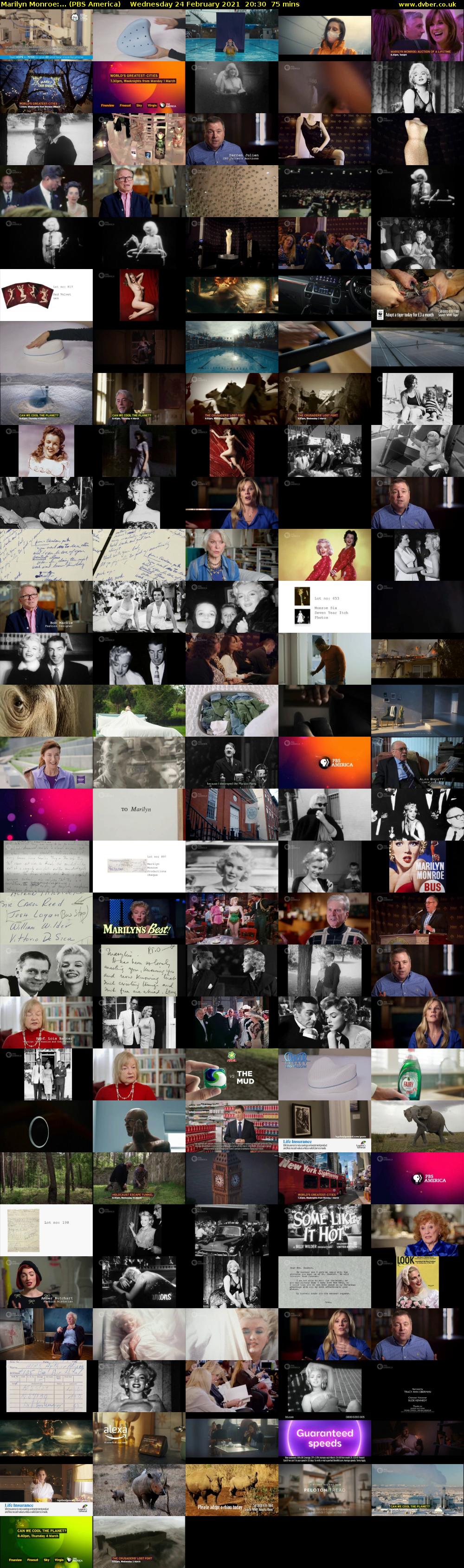 Marilyn Monroe:... (PBS America) Wednesday 24 February 2021 20:30 - 21:45