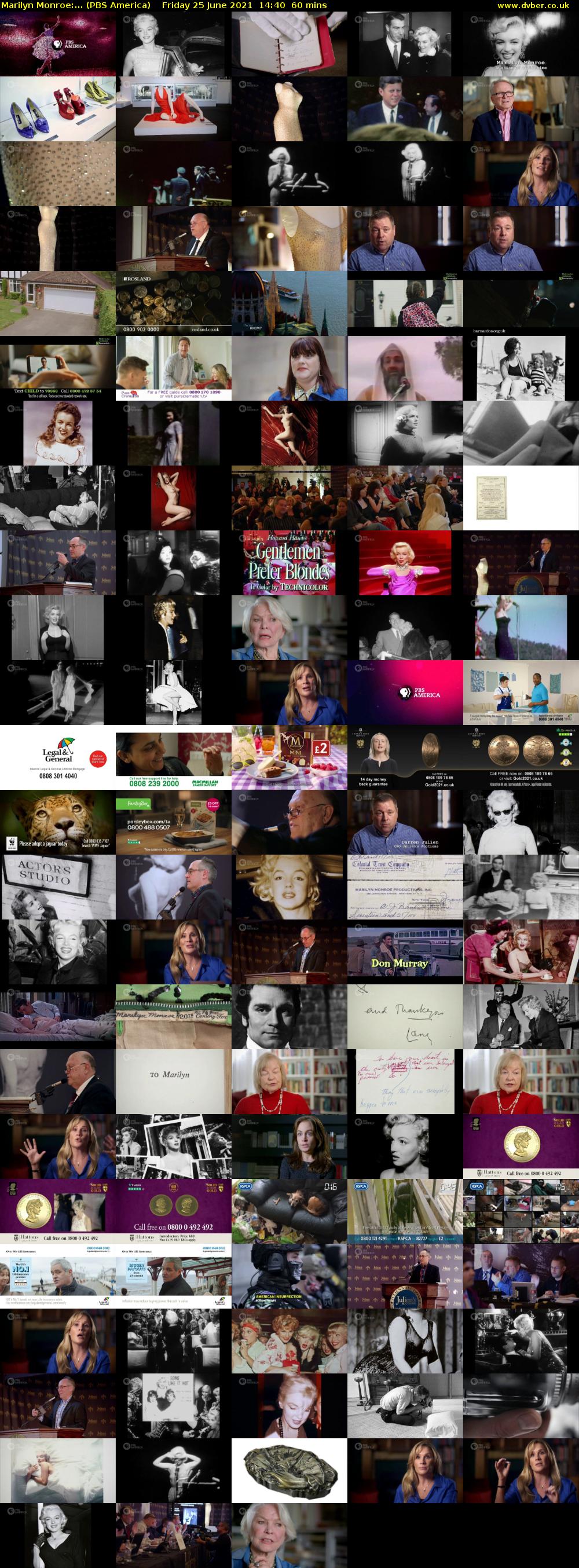 Marilyn Monroe:... (PBS America) Friday 25 June 2021 14:40 - 15:40