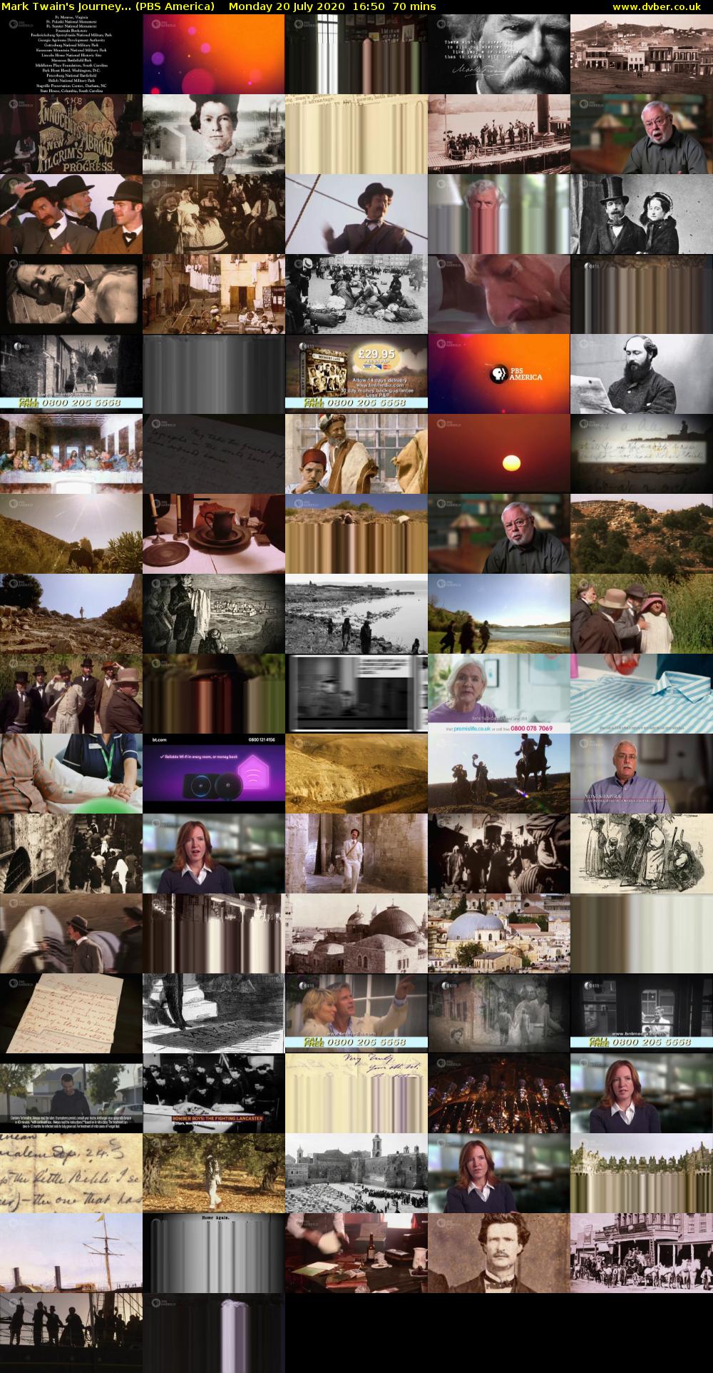 Mark Twain's Journey... (PBS America) Monday 20 July 2020 16:50 - 18:00