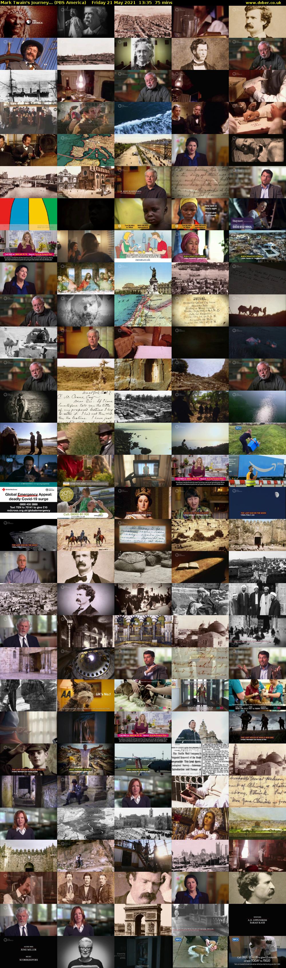 Mark Twain's Journey... (PBS America) Friday 21 May 2021 13:35 - 14:50