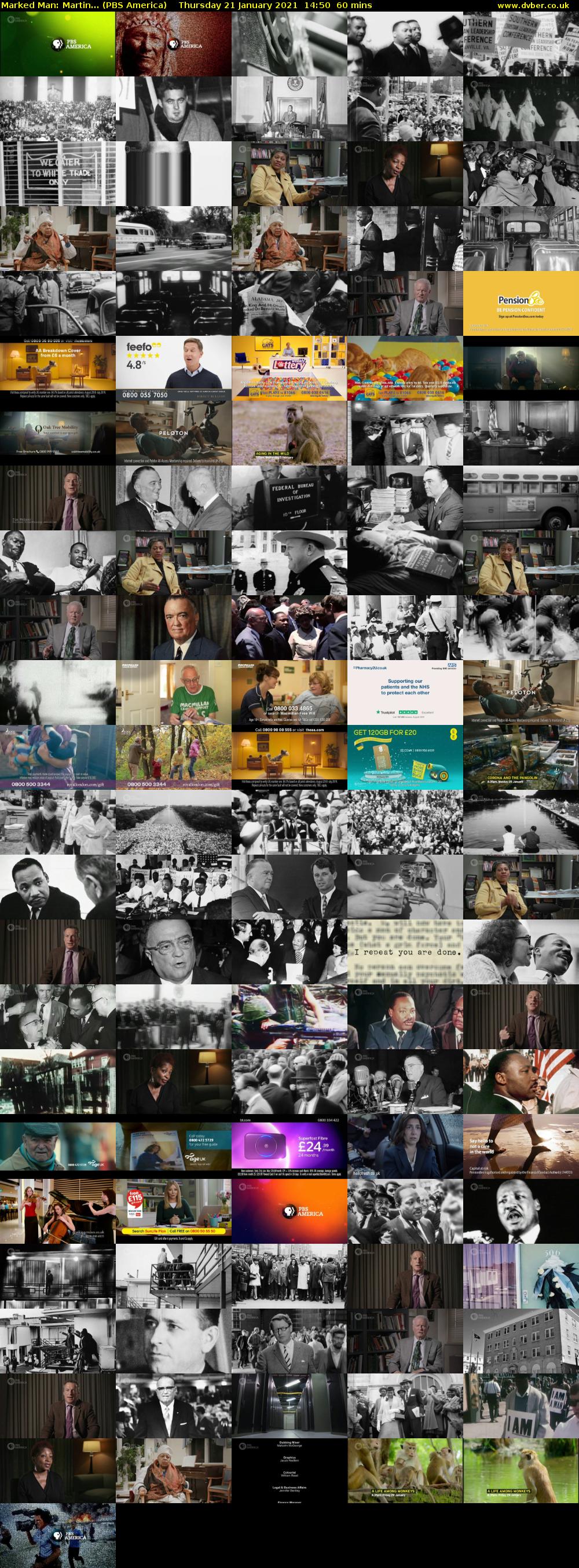 Marked Man: Martin... (PBS America) Thursday 21 January 2021 14:50 - 15:50